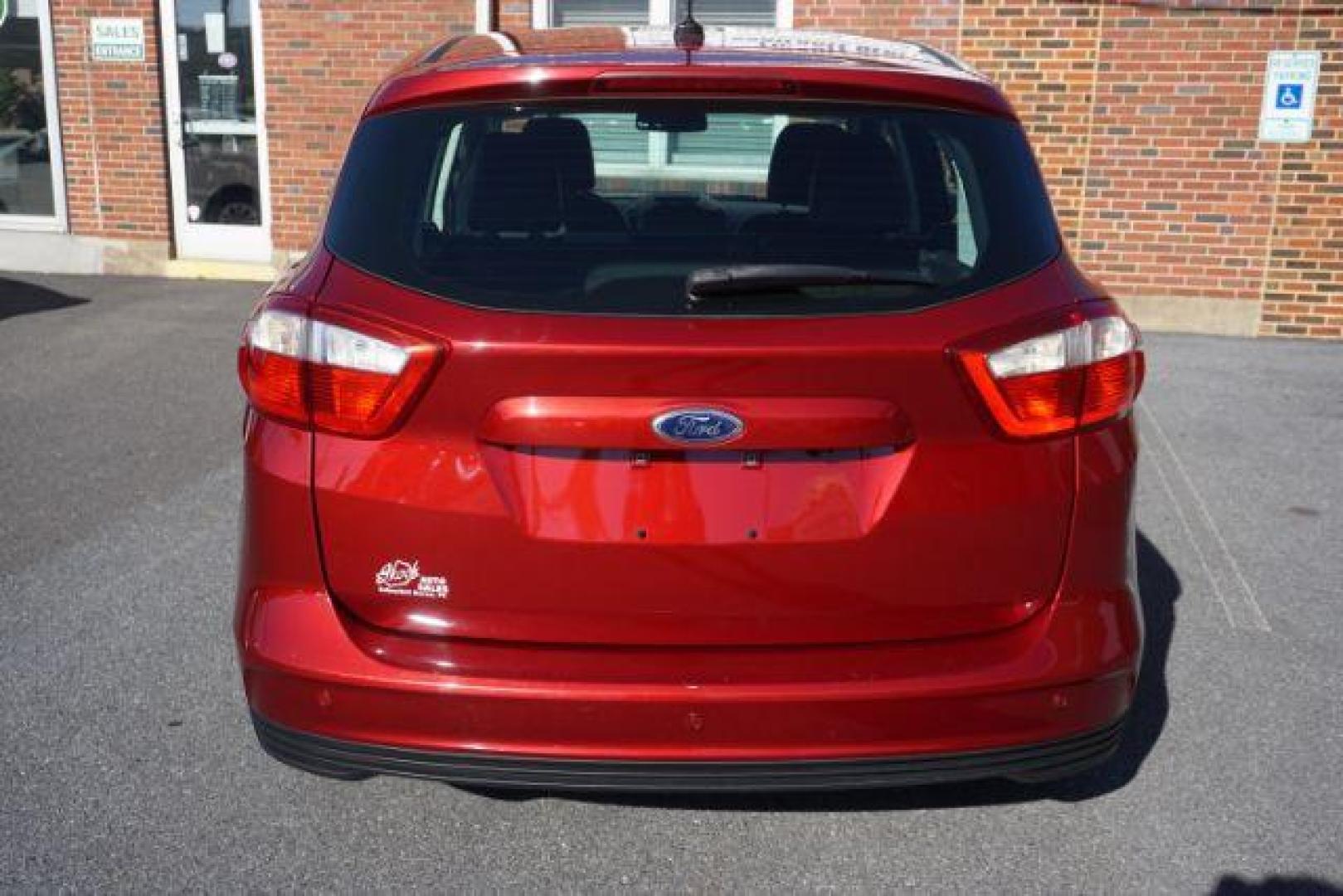 2013 Ruby Red Metallic Tinted Clearcoat /Charcoal Black Ford C-Max Hybrid SEL (1FADP5BU9DL) with an 2L I-4 DOHC engine, located at 312 Centre Ave, Schuylkill Haven, PA, 17972, (570) 593-5278, 40.638130, -76.177383 - Photo#10
