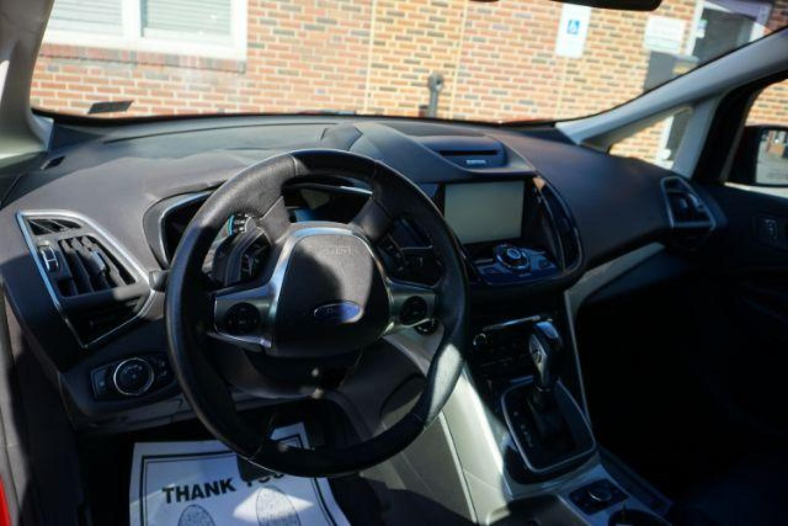 2013 Ruby Red Metallic Tinted Clearcoat /Charcoal Black Ford C-Max Hybrid SEL (1FADP5BU9DL) with an 2L I-4 DOHC engine, located at 312 Centre Ave, Schuylkill Haven, PA, 17972, (570) 593-5278, 40.638130, -76.177383 - Photo#21