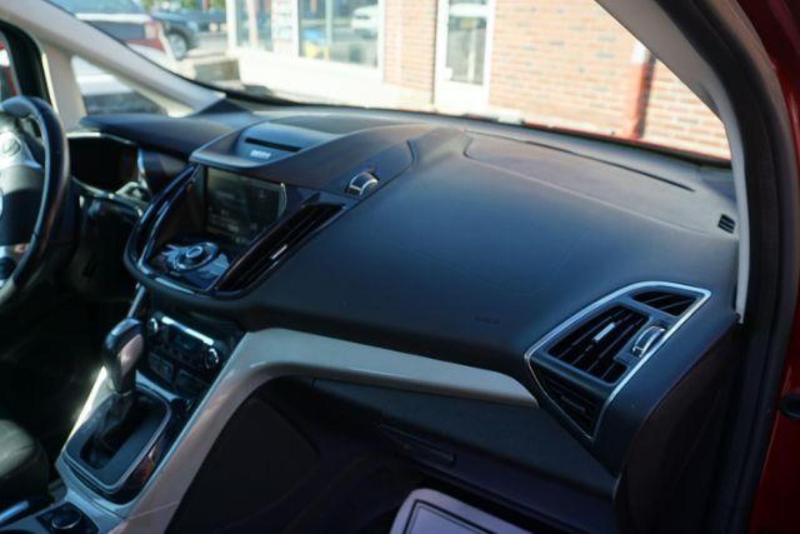 2013 Ruby Red Metallic Tinted Clearcoat /Charcoal Black Ford C-Max Hybrid SEL (1FADP5BU9DL) with an 2L I-4 DOHC engine, located at 312 Centre Ave, Schuylkill Haven, PA, 17972, (570) 593-5278, 40.638130, -76.177383 - Photo#39