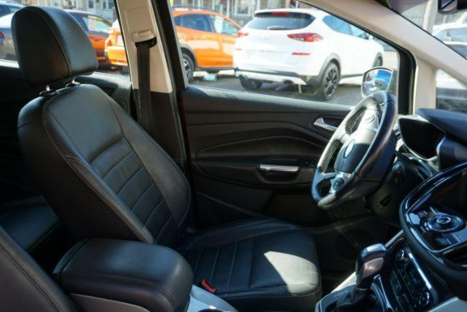 2013 Ruby Red Metallic Tinted Clearcoat /Charcoal Black Ford C-Max Hybrid SEL (1FADP5BU9DL) with an 2L I-4 DOHC engine, located at 312 Centre Ave, Schuylkill Haven, PA, 17972, (570) 593-5278, 40.638130, -76.177383 - Photo#41