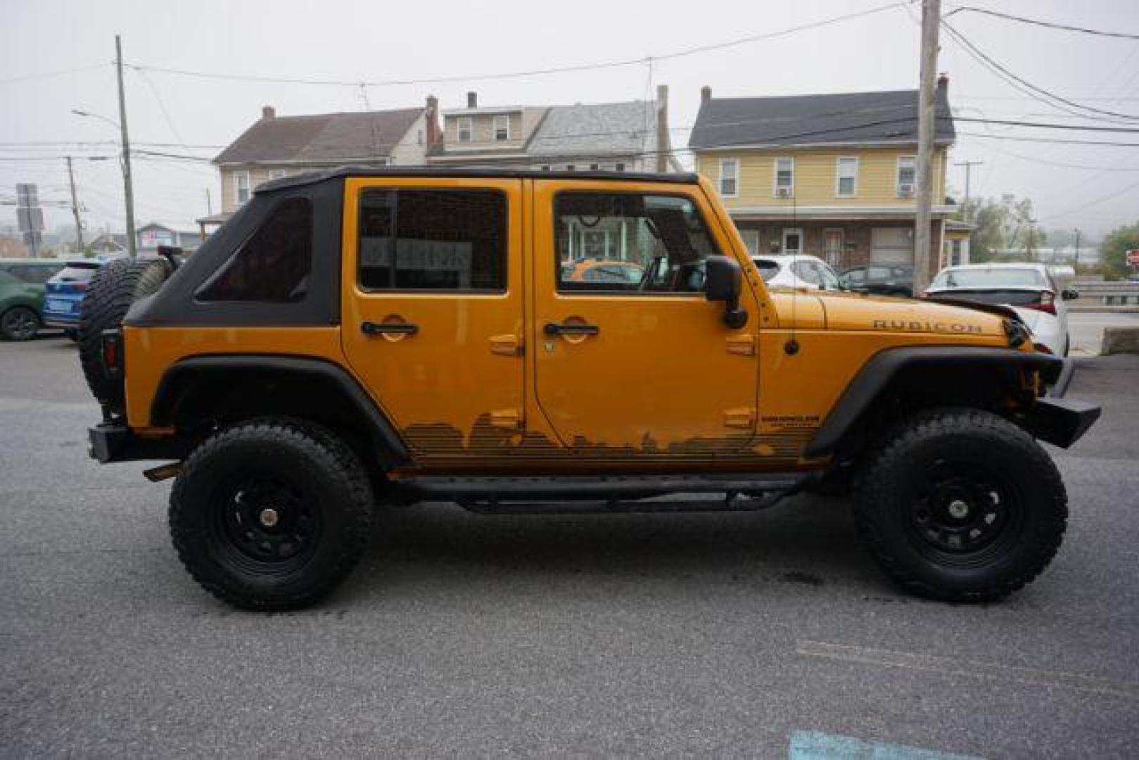 2014 Anvil Clear Coat /Dark Saddle/Black Jeep Wrangler Unlimited Rubicon (1C4BJWFG5EL) with an 3.6L V-6 DOHC engine, located at 312 Centre Ave, Schuylkill Haven, PA, 17972, (570) 593-5278, 40.638130, -76.177383 - Photo#12