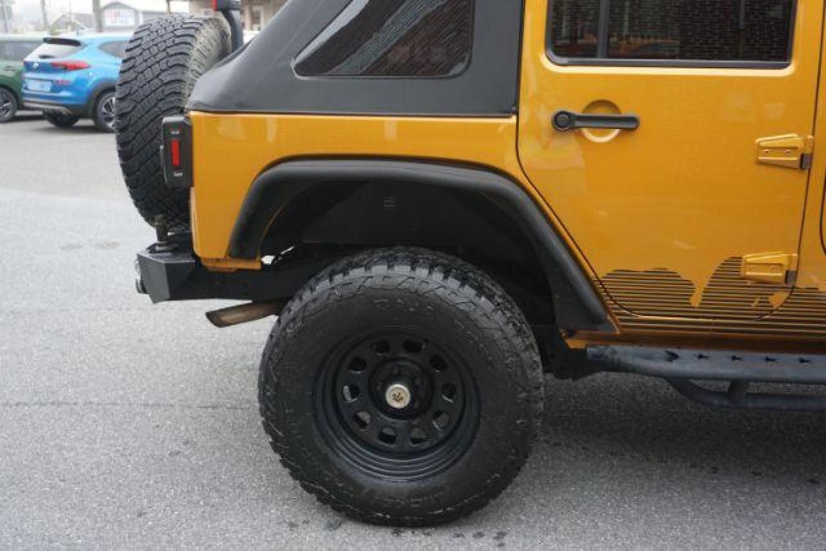 2014 Anvil Clear Coat /Dark Saddle/Black Jeep Wrangler Unlimited Rubicon (1C4BJWFG5EL) with an 3.6L V-6 DOHC engine, located at 312 Centre Ave, Schuylkill Haven, PA, 17972, (570) 593-5278, 40.638130, -76.177383 - Photo#14