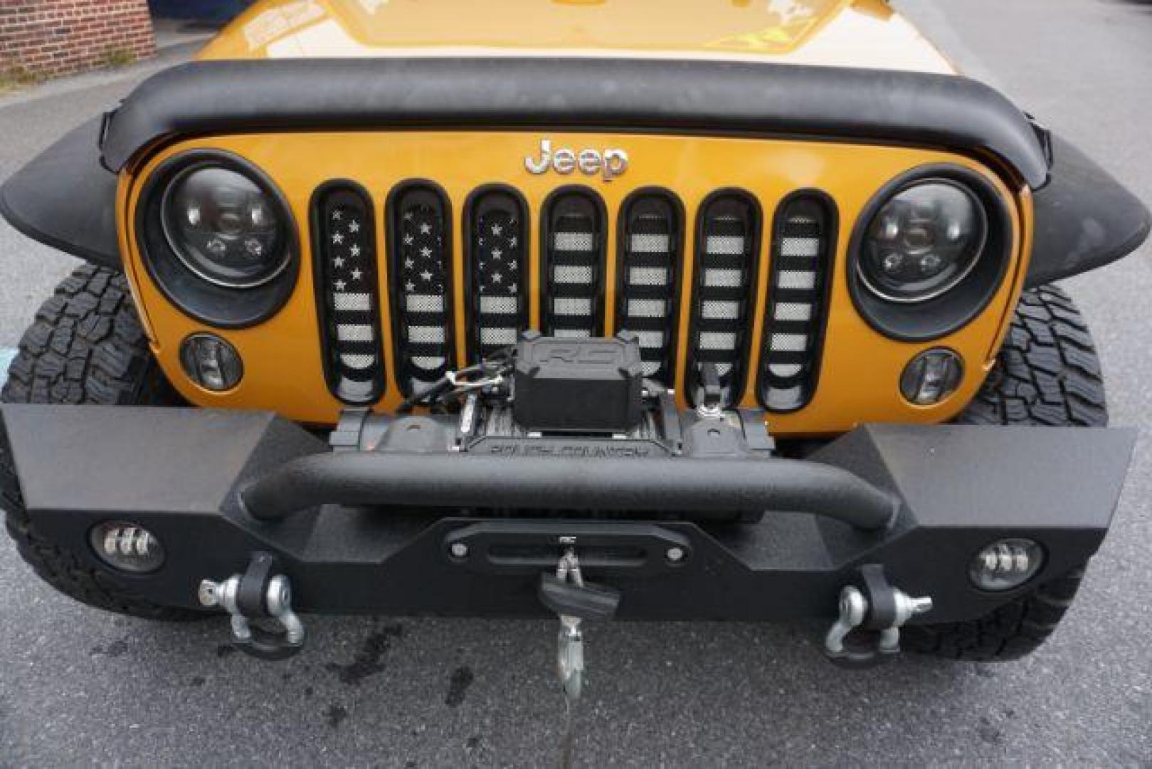 2014 Anvil Clear Coat /Dark Saddle/Black Jeep Wrangler Unlimited Rubicon (1C4BJWFG5EL) with an 3.6L V-6 DOHC engine, located at 312 Centre Ave, Schuylkill Haven, PA, 17972, (570) 593-5278, 40.638130, -76.177383 - Photo#18