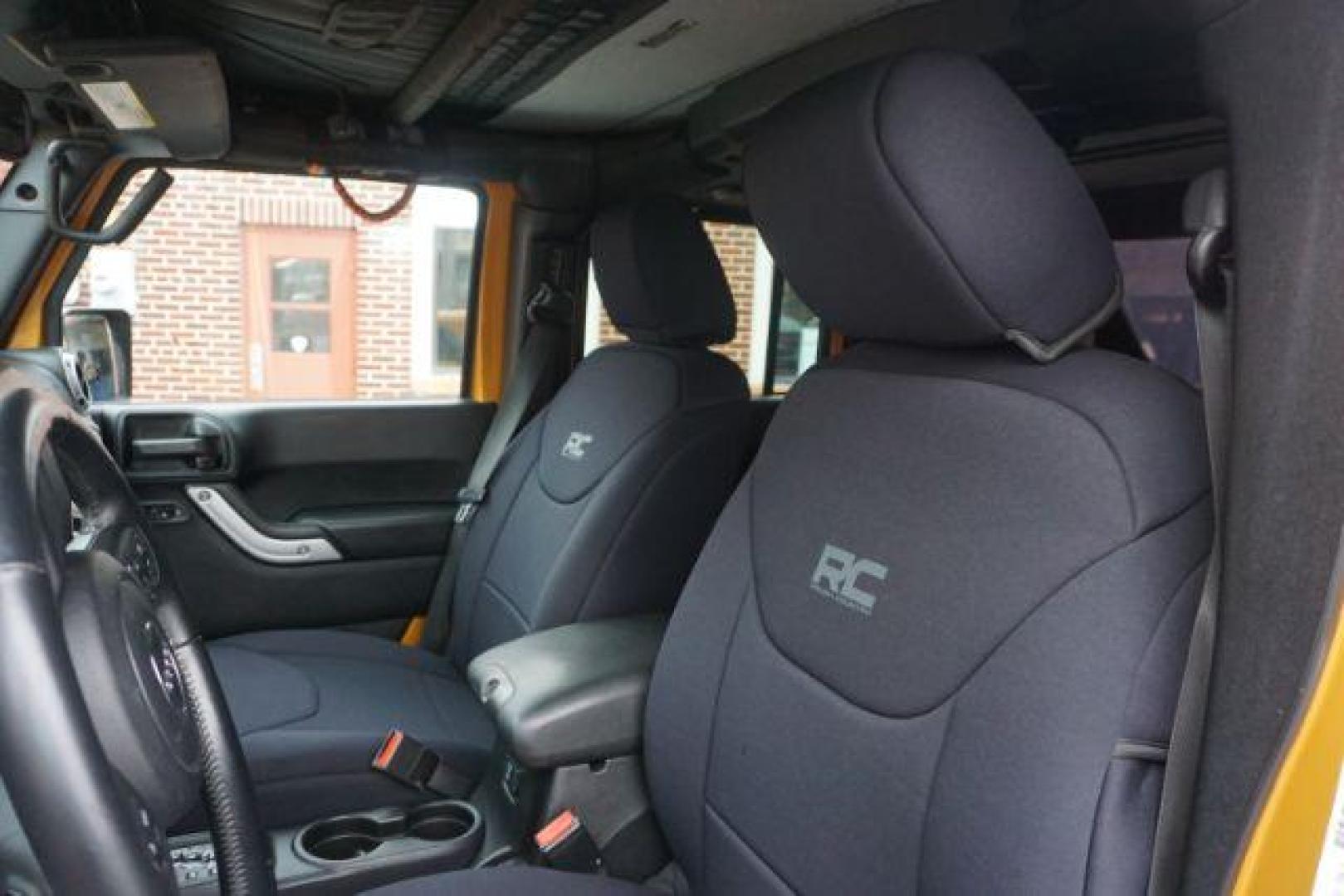 2014 Anvil Clear Coat /Dark Saddle/Black Jeep Wrangler Unlimited Rubicon (1C4BJWFG5EL) with an 3.6L V-6 DOHC engine, located at 312 Centre Ave, Schuylkill Haven, PA, 17972, (570) 593-5278, 40.638130, -76.177383 - Photo#23