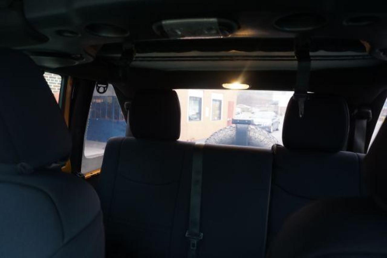 2014 Anvil Clear Coat /Dark Saddle/Black Jeep Wrangler Unlimited Rubicon (1C4BJWFG5EL) with an 3.6L V-6 DOHC engine, located at 312 Centre Ave, Schuylkill Haven, PA, 17972, (570) 593-5278, 40.638130, -76.177383 - Photo#26