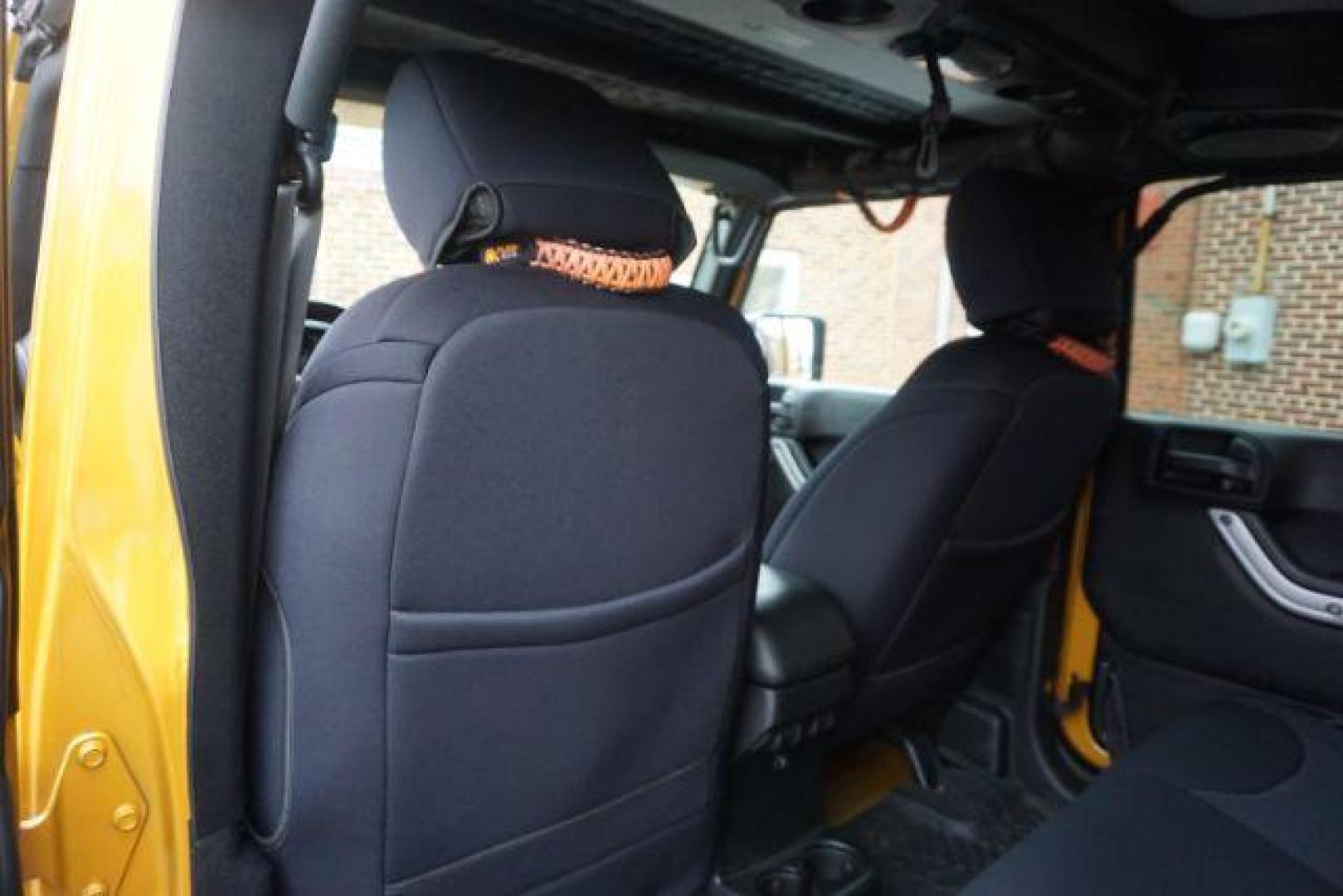 2014 Anvil Clear Coat /Dark Saddle/Black Jeep Wrangler Unlimited Rubicon (1C4BJWFG5EL) with an 3.6L V-6 DOHC engine, located at 312 Centre Ave, Schuylkill Haven, PA, 17972, (570) 593-5278, 40.638130, -76.177383 - Photo#29