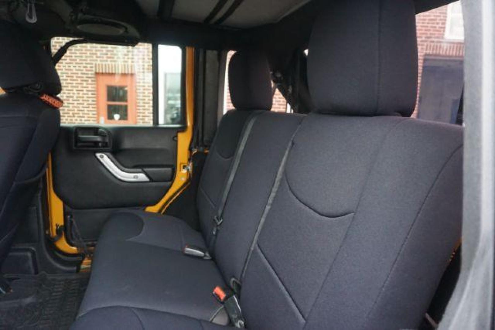 2014 Anvil Clear Coat /Dark Saddle/Black Jeep Wrangler Unlimited Rubicon (1C4BJWFG5EL) with an 3.6L V-6 DOHC engine, located at 312 Centre Ave, Schuylkill Haven, PA, 17972, (570) 593-5278, 40.638130, -76.177383 - Photo#30