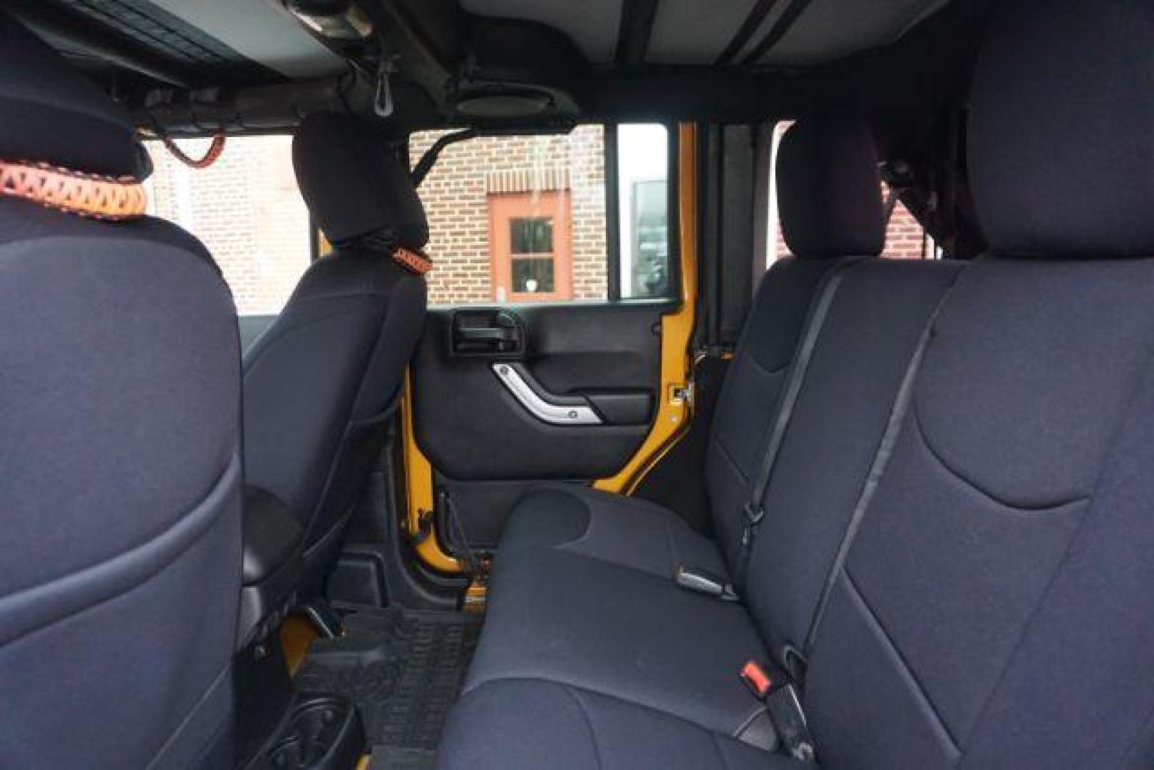 2014 Anvil Clear Coat /Dark Saddle/Black Jeep Wrangler Unlimited Rubicon (1C4BJWFG5EL) with an 3.6L V-6 DOHC engine, located at 312 Centre Ave, Schuylkill Haven, PA, 17972, (570) 593-5278, 40.638130, -76.177383 - Photo#31