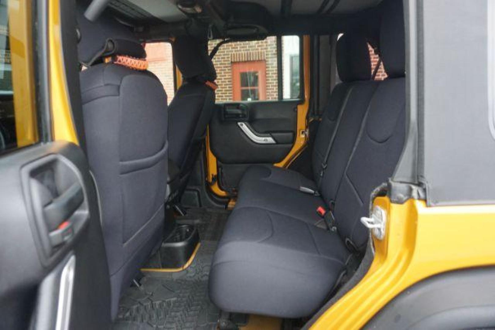 2014 Anvil Clear Coat /Dark Saddle/Black Jeep Wrangler Unlimited Rubicon (1C4BJWFG5EL) with an 3.6L V-6 DOHC engine, located at 312 Centre Ave, Schuylkill Haven, PA, 17972, (570) 593-5278, 40.638130, -76.177383 - Photo#32