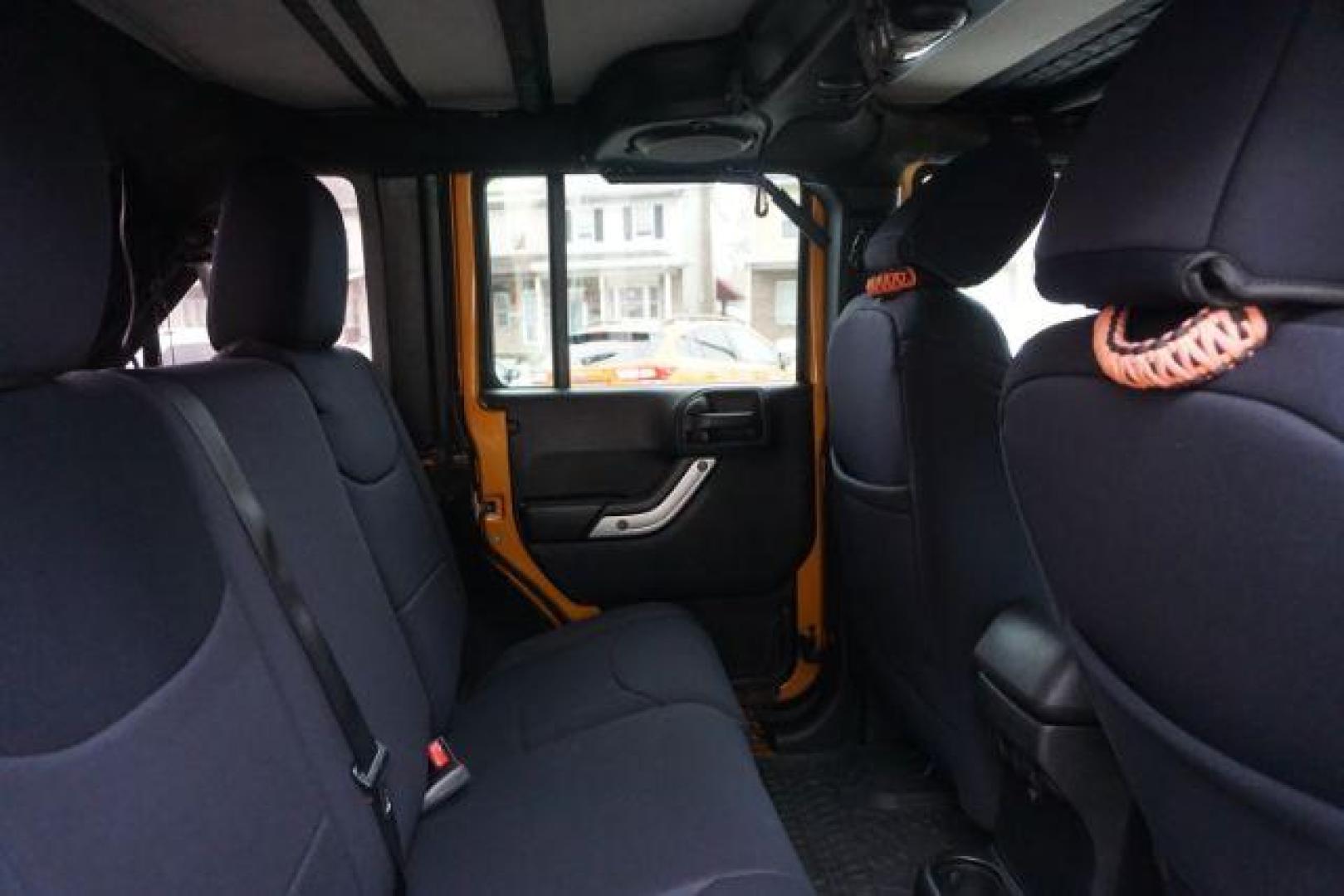 2014 Anvil Clear Coat /Dark Saddle/Black Jeep Wrangler Unlimited Rubicon (1C4BJWFG5EL) with an 3.6L V-6 DOHC engine, located at 312 Centre Ave, Schuylkill Haven, PA, 17972, (570) 593-5278, 40.638130, -76.177383 - Photo#39