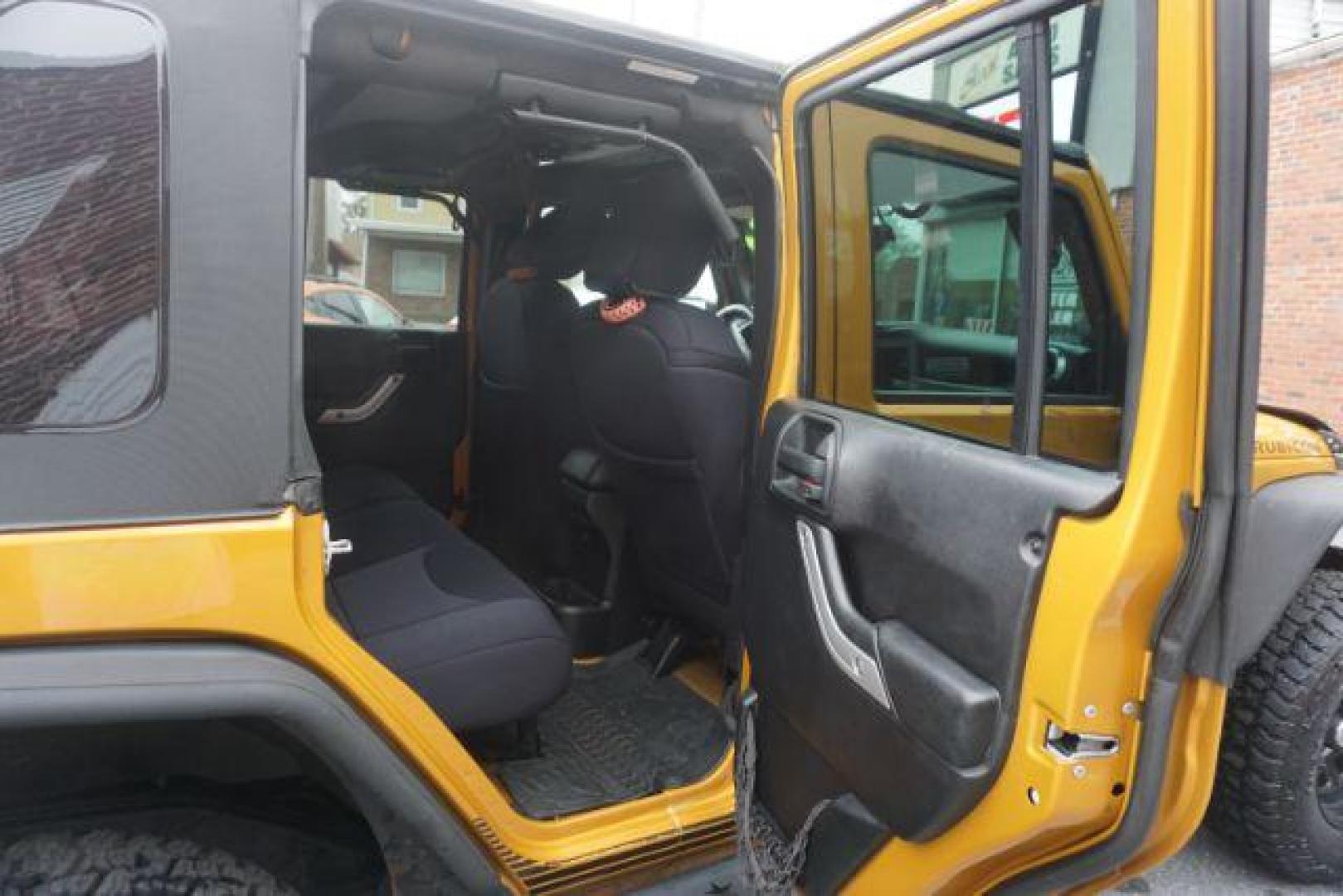 2014 Anvil Clear Coat /Dark Saddle/Black Jeep Wrangler Unlimited Rubicon (1C4BJWFG5EL) with an 3.6L V-6 DOHC engine, located at 312 Centre Ave, Schuylkill Haven, PA, 17972, (570) 593-5278, 40.638130, -76.177383 - Photo#41