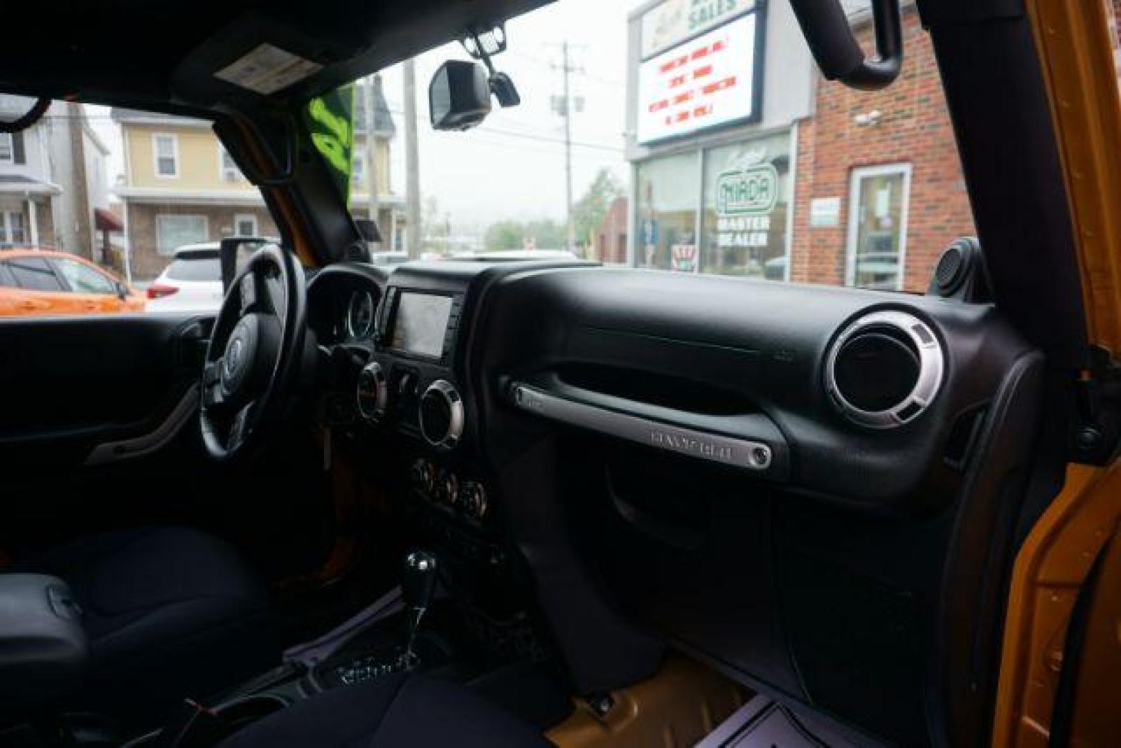 2014 Anvil Clear Coat /Dark Saddle/Black Jeep Wrangler Unlimited Rubicon (1C4BJWFG5EL) with an 3.6L V-6 DOHC engine, located at 312 Centre Ave, Schuylkill Haven, PA, 17972, (570) 593-5278, 40.638130, -76.177383 - Photo#42