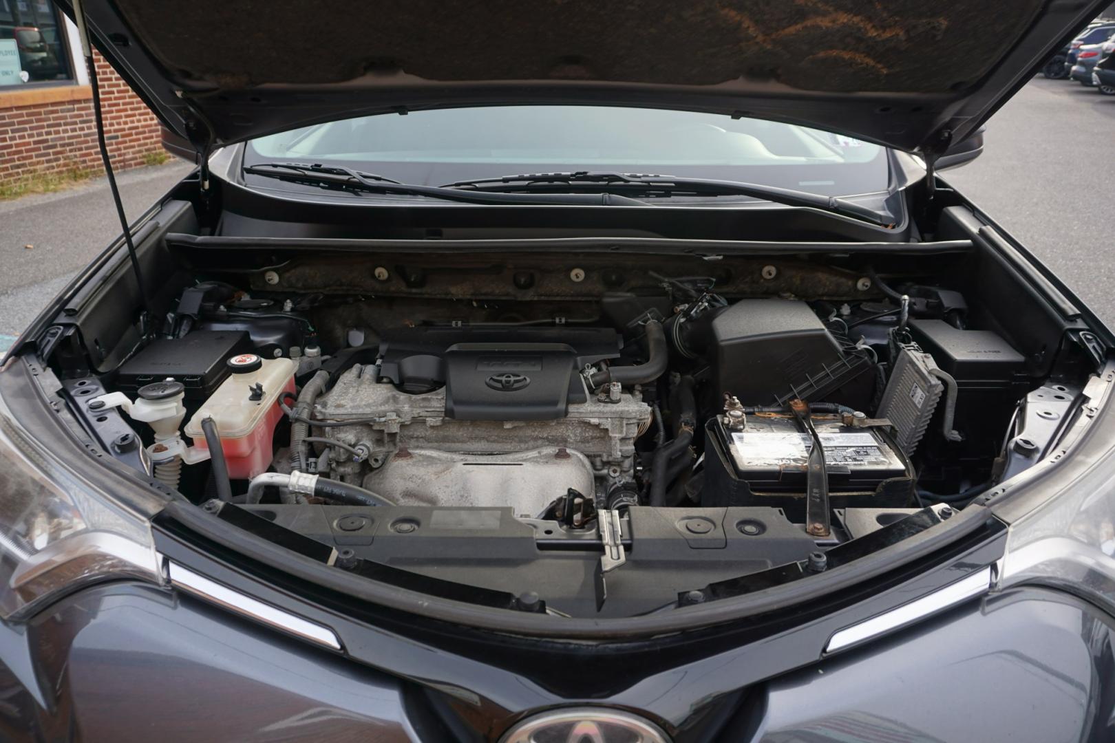 2017 MAGNETIC GRAY METALL TOYOTA RAV4 LE (JTMBFREV2HD) with an 2.5L I4 F DOHC 16V engine, AUTOMATIC transmission, located at 312 Centre Ave, Schuylkill Haven, PA, 17972, (570) 593-5278, 40.638130, -76.177383- Photo#17