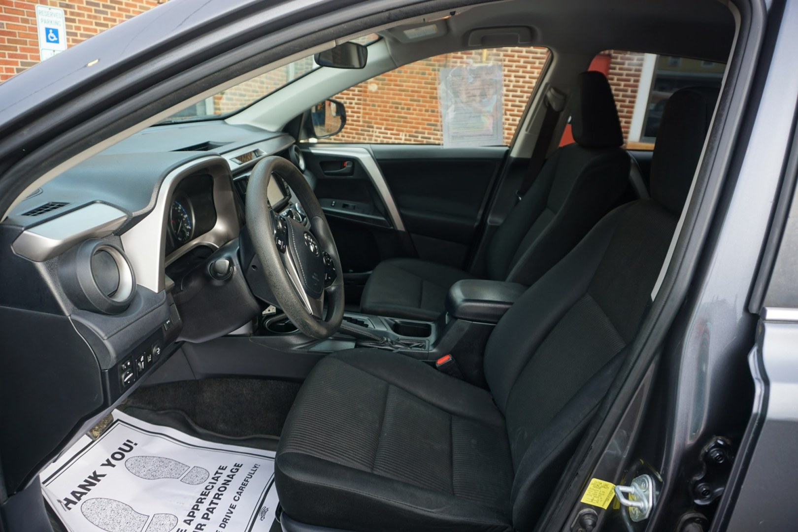 2017 Magnetic Gray Metallic /Black TOYOTA RAV4 LE (JTMBFREV2HD) with an 2.5L I-4 DOHC engine, located at 312 Centre Ave, Schuylkill Haven, PA, 17972, (570) 593-5278, 40.638130, -76.177383 - Photo#23