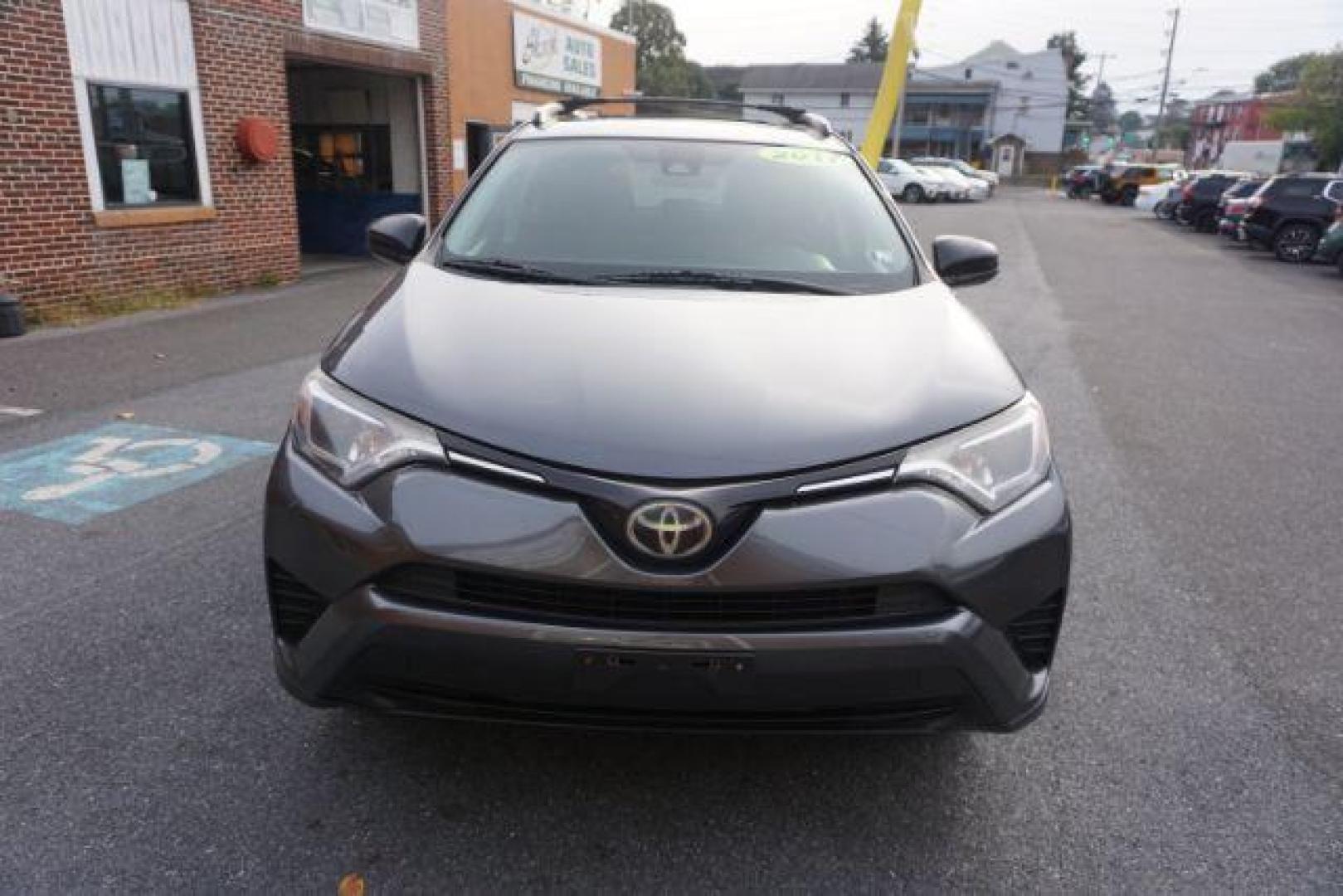 2017 Magnetic Gray Metallic /Black Toyota RAV4 LE (JTMBFREV2HD) with an 2.5L I-4 DOHC engine, located at 312 Centre Ave, Schuylkill Haven, PA, 17972, (570) 593-5278, 40.638130, -76.177383 - Photo#1