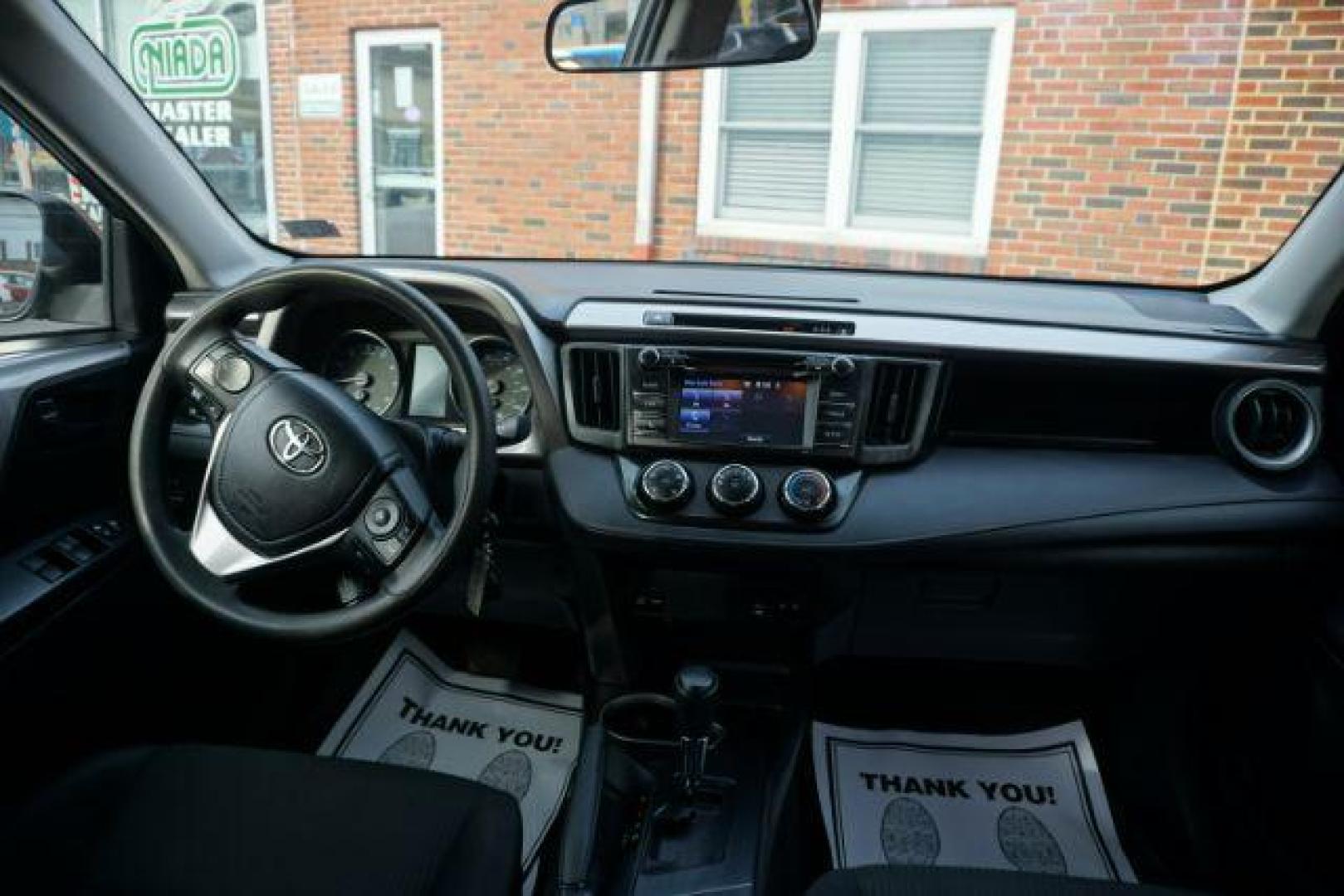 2017 Magnetic Gray Metallic /Black Toyota RAV4 LE (JTMBFREV2HD) with an 2.5L I-4 DOHC engine, located at 312 Centre Ave, Schuylkill Haven, PA, 17972, (570) 593-5278, 40.638130, -76.177383 - Photo#36
