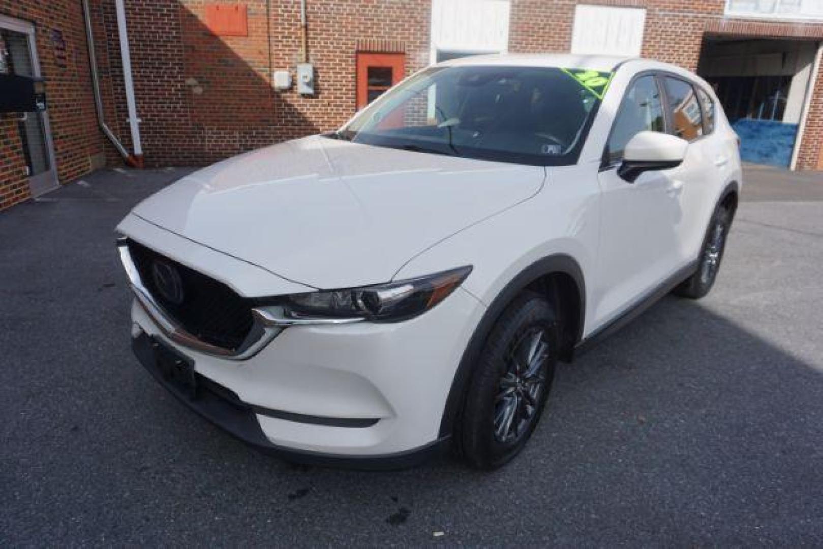 2020 Snowflake White Pearl Mica /Black Mazda CX-5 Touring (JM3KFBCM6L0) with an SKYACTIV-G 2.5L I-4 gasoline direct injection engine, located at 312 Centre Ave, Schuylkill Haven, PA, 17972, (570) 593-5278, 40.638130, -76.177383 - Photo#2