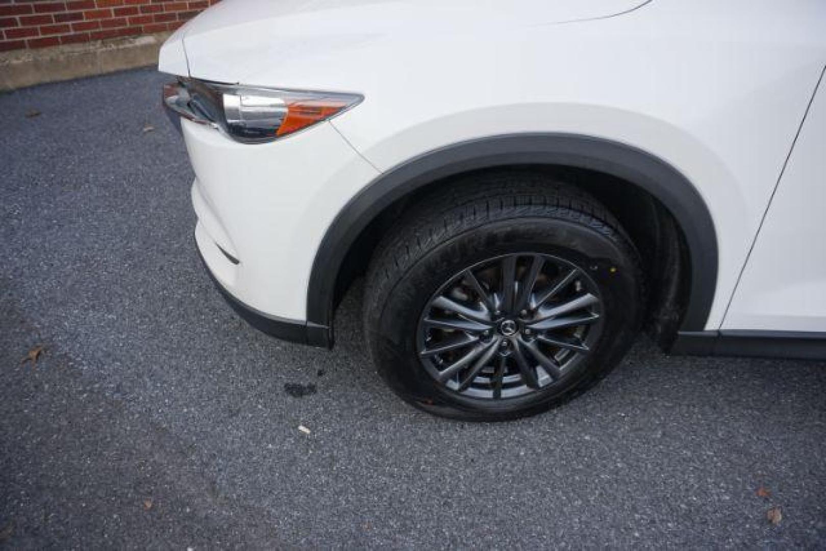 2020 Snowflake White Pearl Mica /Black Mazda CX-5 Touring (JM3KFBCM6L0) with an SKYACTIV-G 2.5L I-4 gasoline direct injection engine, located at 312 Centre Ave, Schuylkill Haven, PA, 17972, (570) 593-5278, 40.638130, -76.177383 - Photo#3