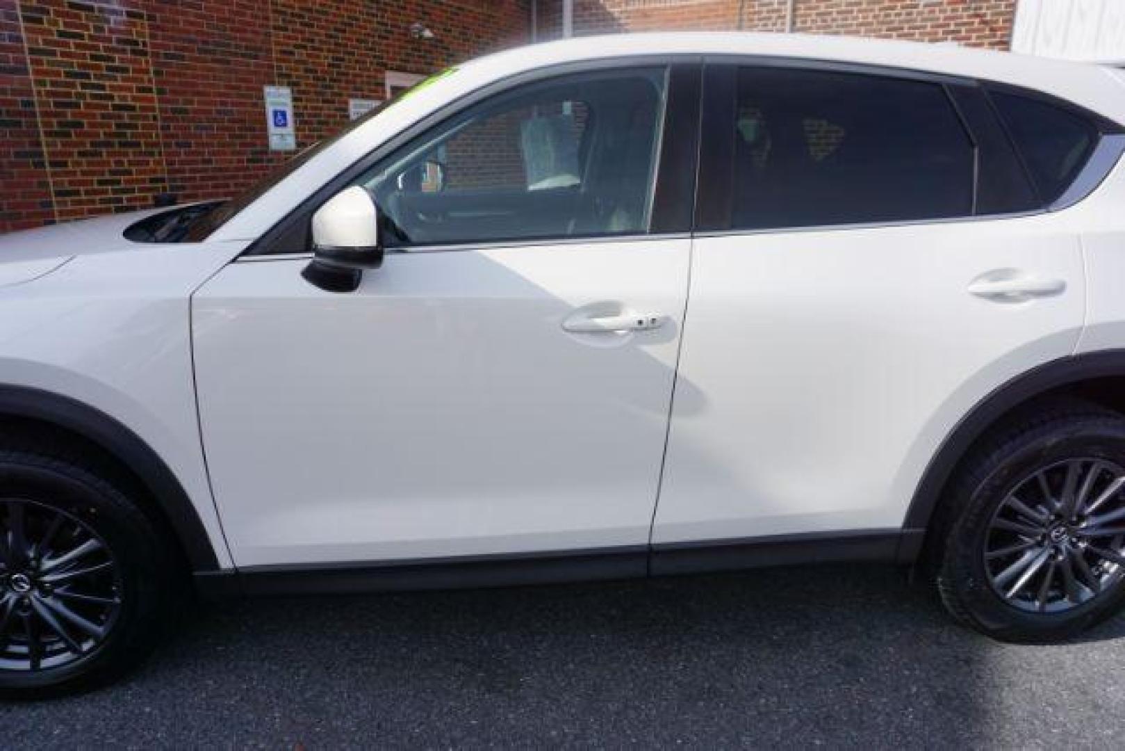 2020 Snowflake White Pearl Mica /Black Mazda CX-5 Touring (JM3KFBCM6L0) with an SKYACTIV-G 2.5L I-4 gasoline direct injection engine, located at 312 Centre Ave, Schuylkill Haven, PA, 17972, (570) 593-5278, 40.638130, -76.177383 - Photo#4
