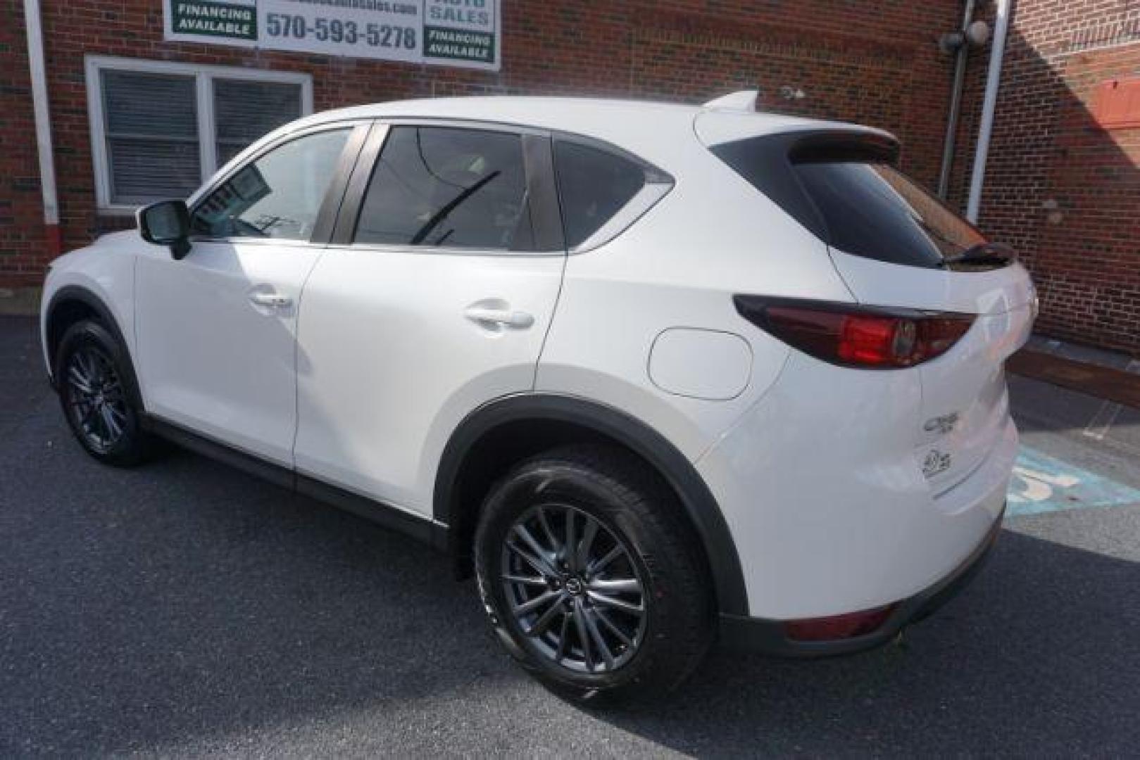 2020 Snowflake White Pearl Mica /Black Mazda CX-5 Touring (JM3KFBCM6L0) with an SKYACTIV-G 2.5L I-4 gasoline direct injection engine, located at 312 Centre Ave, Schuylkill Haven, PA, 17972, (570) 593-5278, 40.638130, -76.177383 - Photo#6