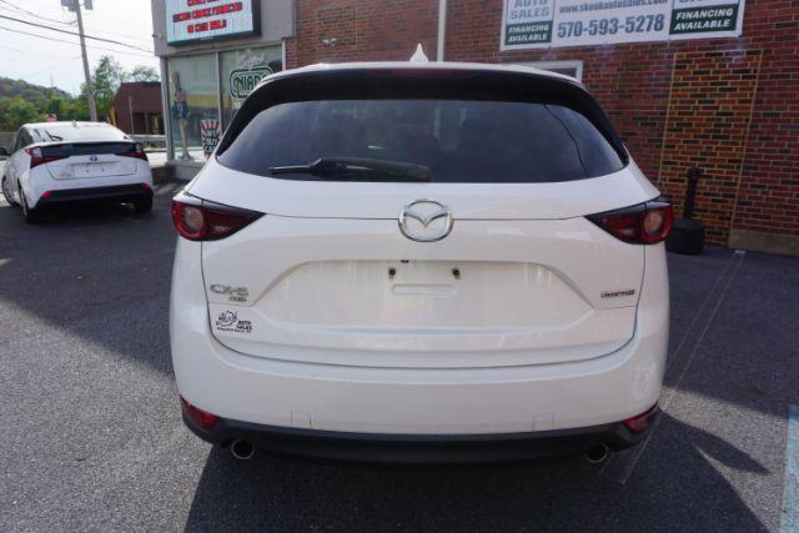 2020 Snowflake White Pearl Mica /Black Mazda CX-5 Touring (JM3KFBCM6L0) with an SKYACTIV-G 2.5L I-4 gasoline direct injection engine, located at 312 Centre Ave, Schuylkill Haven, PA, 17972, (570) 593-5278, 40.638130, -76.177383 - Photo#8