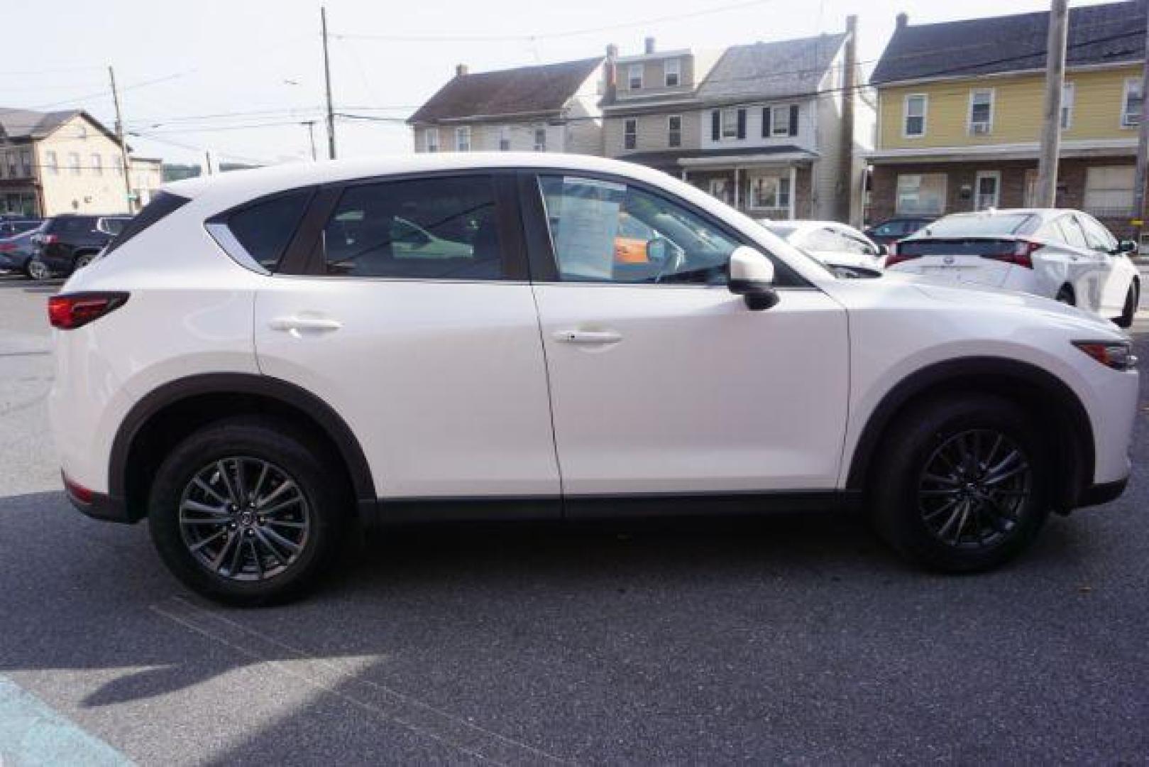 2020 Snowflake White Pearl Mica /Black Mazda CX-5 Touring (JM3KFBCM6L0) with an SKYACTIV-G 2.5L I-4 gasoline direct injection engine, located at 312 Centre Ave, Schuylkill Haven, PA, 17972, (570) 593-5278, 40.638130, -76.177383 - Photo#10