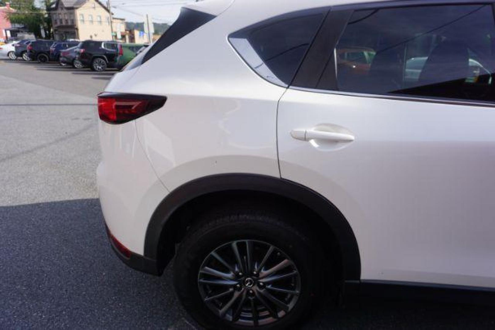 2020 Snowflake White Pearl Mica /Black Mazda CX-5 Touring (JM3KFBCM6L0) with an SKYACTIV-G 2.5L I-4 gasoline direct injection engine, located at 312 Centre Ave, Schuylkill Haven, PA, 17972, (570) 593-5278, 40.638130, -76.177383 - Photo#11