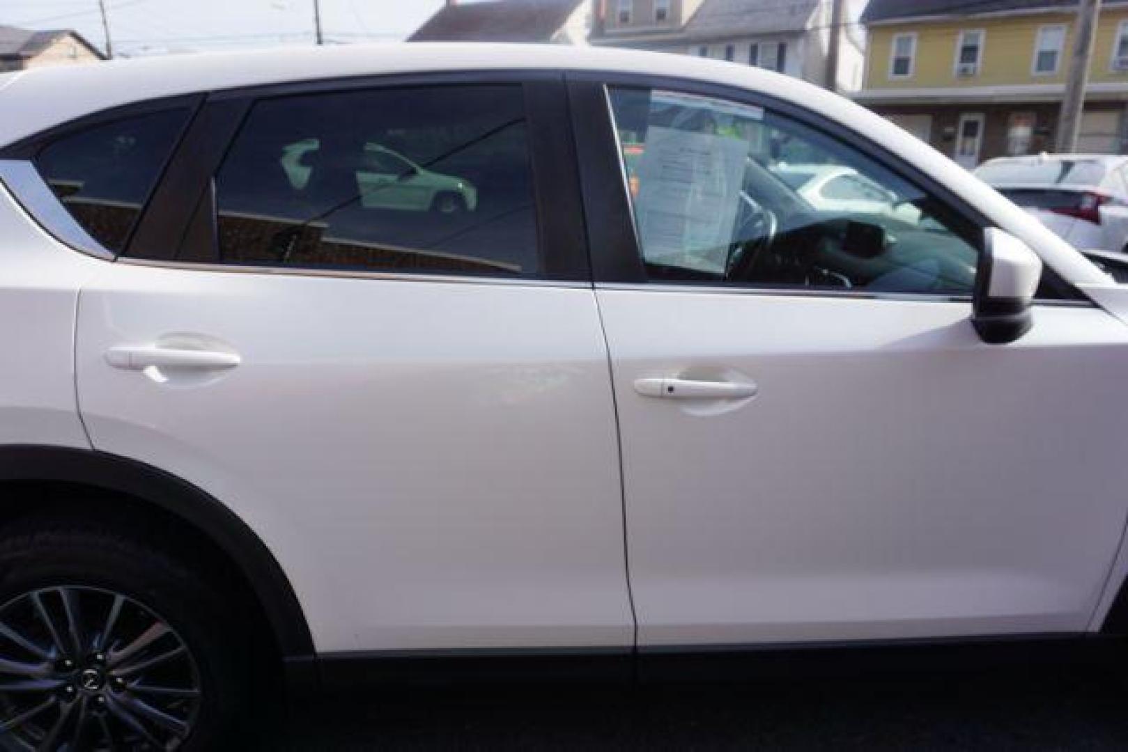 2020 Snowflake White Pearl Mica /Black Mazda CX-5 Touring (JM3KFBCM6L0) with an SKYACTIV-G 2.5L I-4 gasoline direct injection engine, located at 312 Centre Ave, Schuylkill Haven, PA, 17972, (570) 593-5278, 40.638130, -76.177383 - Photo#13