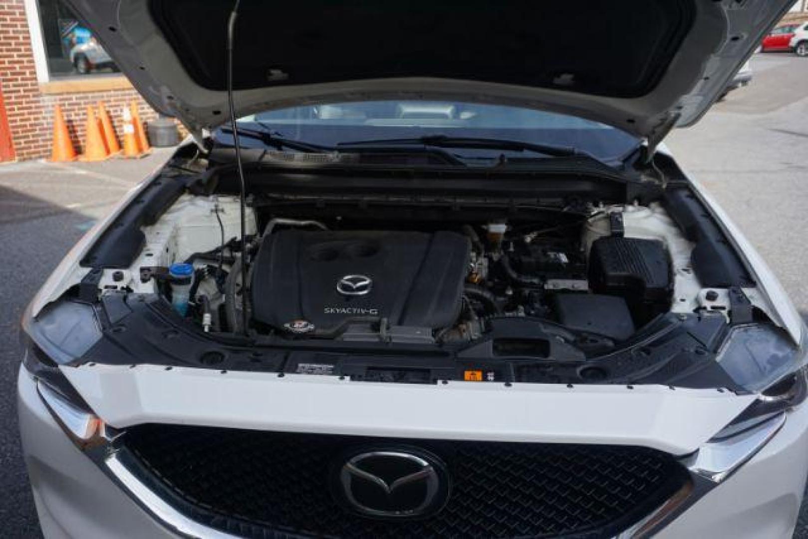 2020 Snowflake White Pearl Mica /Black Mazda CX-5 Touring (JM3KFBCM6L0) with an SKYACTIV-G 2.5L I-4 gasoline direct injection engine, located at 312 Centre Ave, Schuylkill Haven, PA, 17972, (570) 593-5278, 40.638130, -76.177383 - Photo#18
