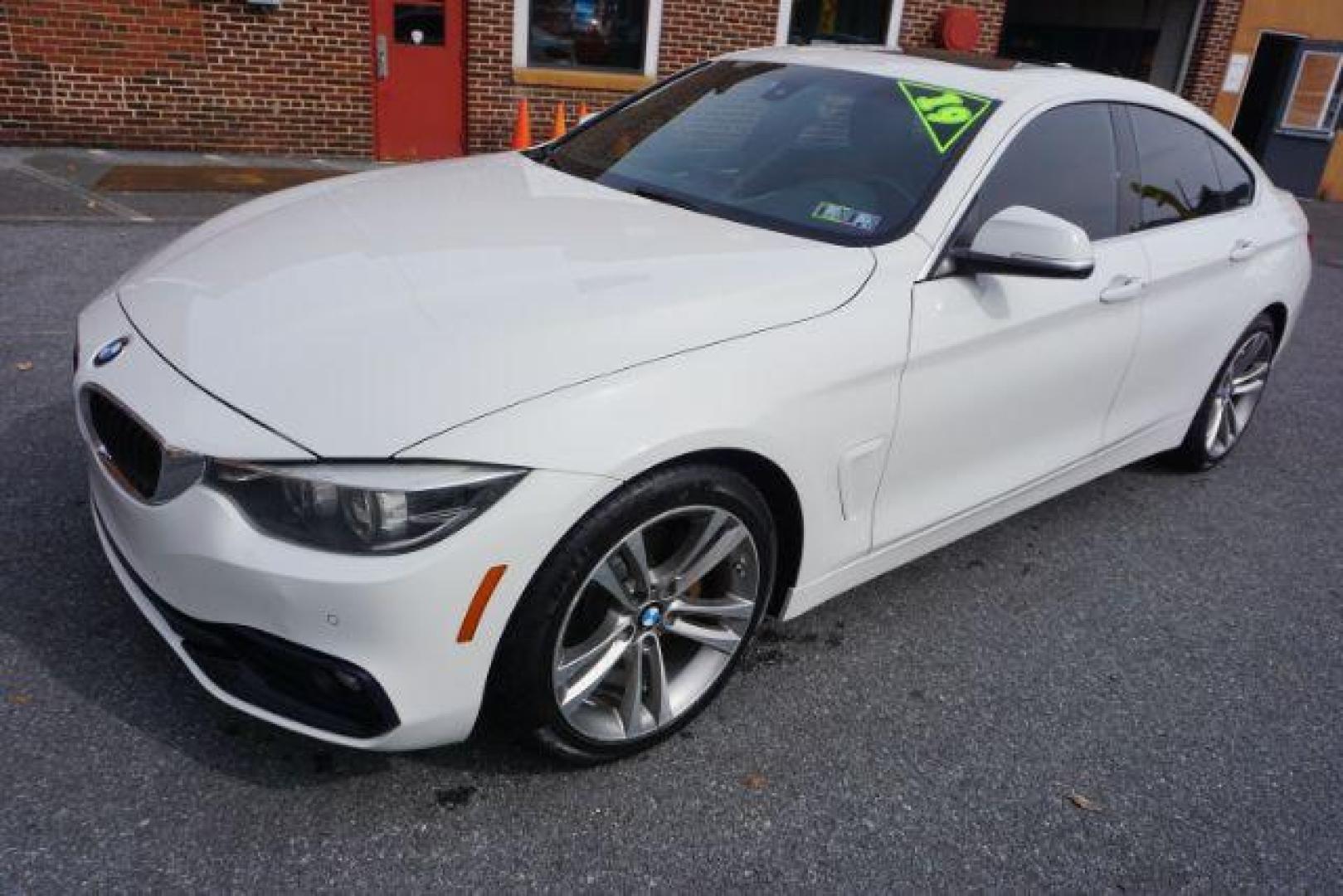 2019 White /Red and Black BMW 430i Gran Coupe 4 Series (WBA4J1C51KB) , located at 312 Centre Ave, Schuylkill Haven, PA, 17972, (570) 593-5278, 40.638130, -76.177383 - Photo#2