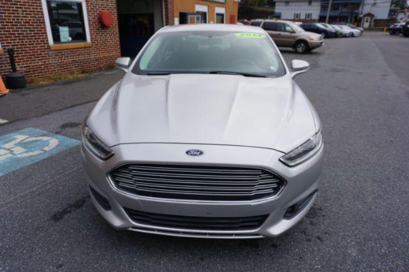 2014 Sterling Gray /Dune Ford Fusion SE (3FA6P0HD0ER) with an 1.5L L4 DOHC 16V engine, located at 312 Centre Ave, Schuylkill Haven, PA, 17972, (570) 593-5278, 40.638130, -76.177383 - Photo#1