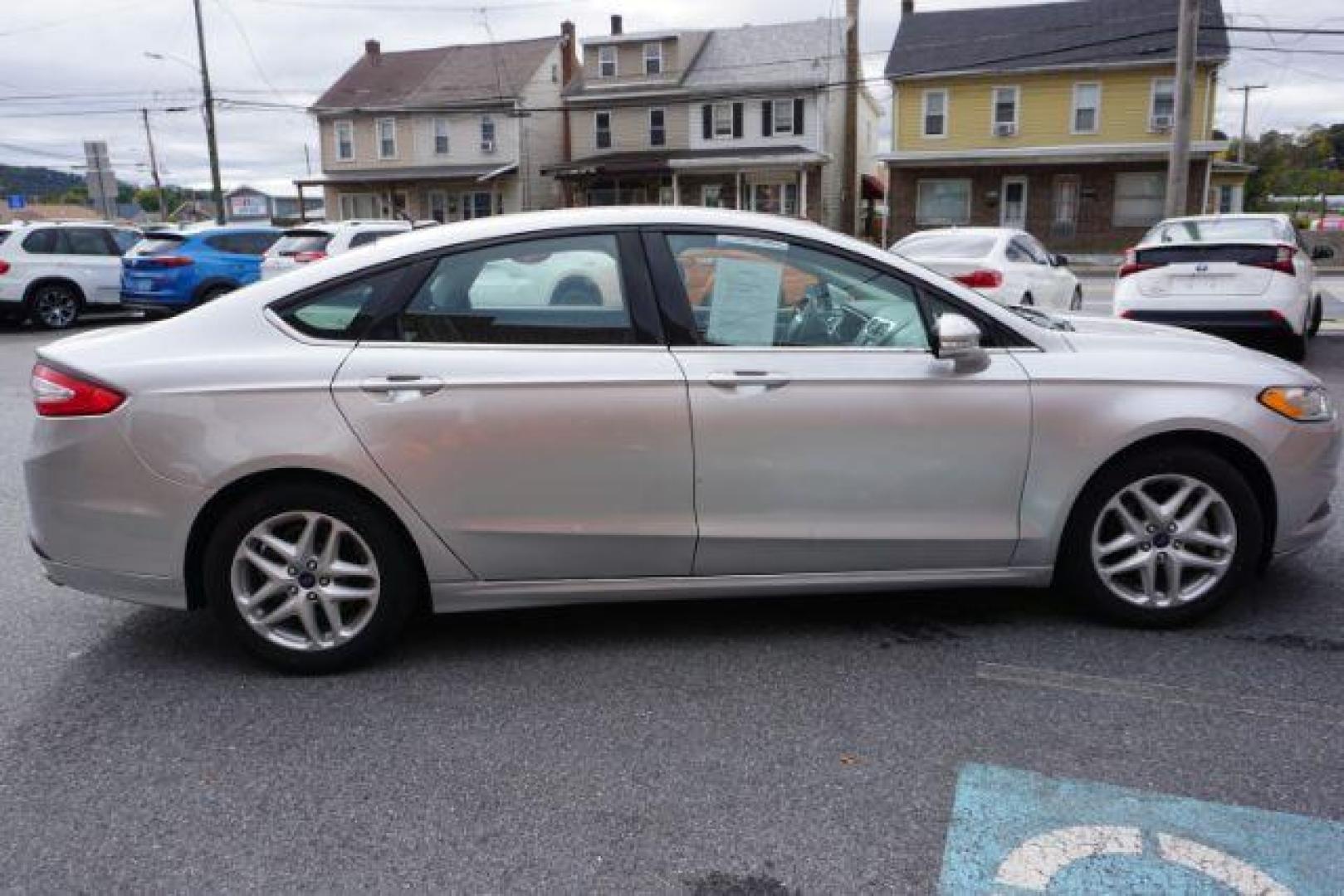 2014 Sterling Gray /Dune Ford Fusion SE (3FA6P0HD0ER) with an 1.5L L4 DOHC 16V engine, located at 312 Centre Ave, Schuylkill Haven, PA, 17972, (570) 593-5278, 40.638130, -76.177383 - Photo#12