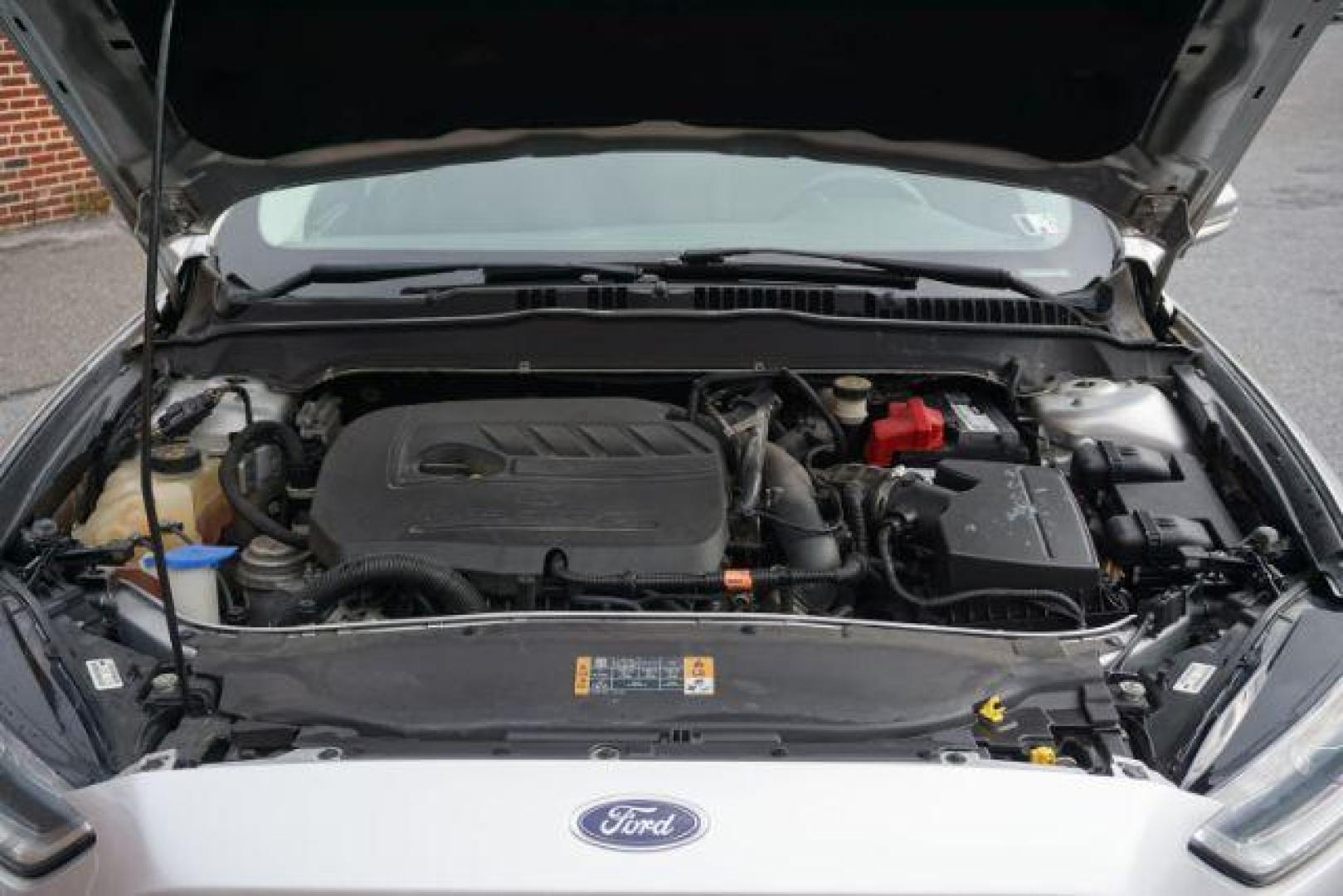 2014 Sterling Gray /Dune Ford Fusion SE (3FA6P0HD0ER) with an 1.5L L4 DOHC 16V engine, located at 312 Centre Ave, Schuylkill Haven, PA, 17972, (570) 593-5278, 40.638130, -76.177383 - Photo#20