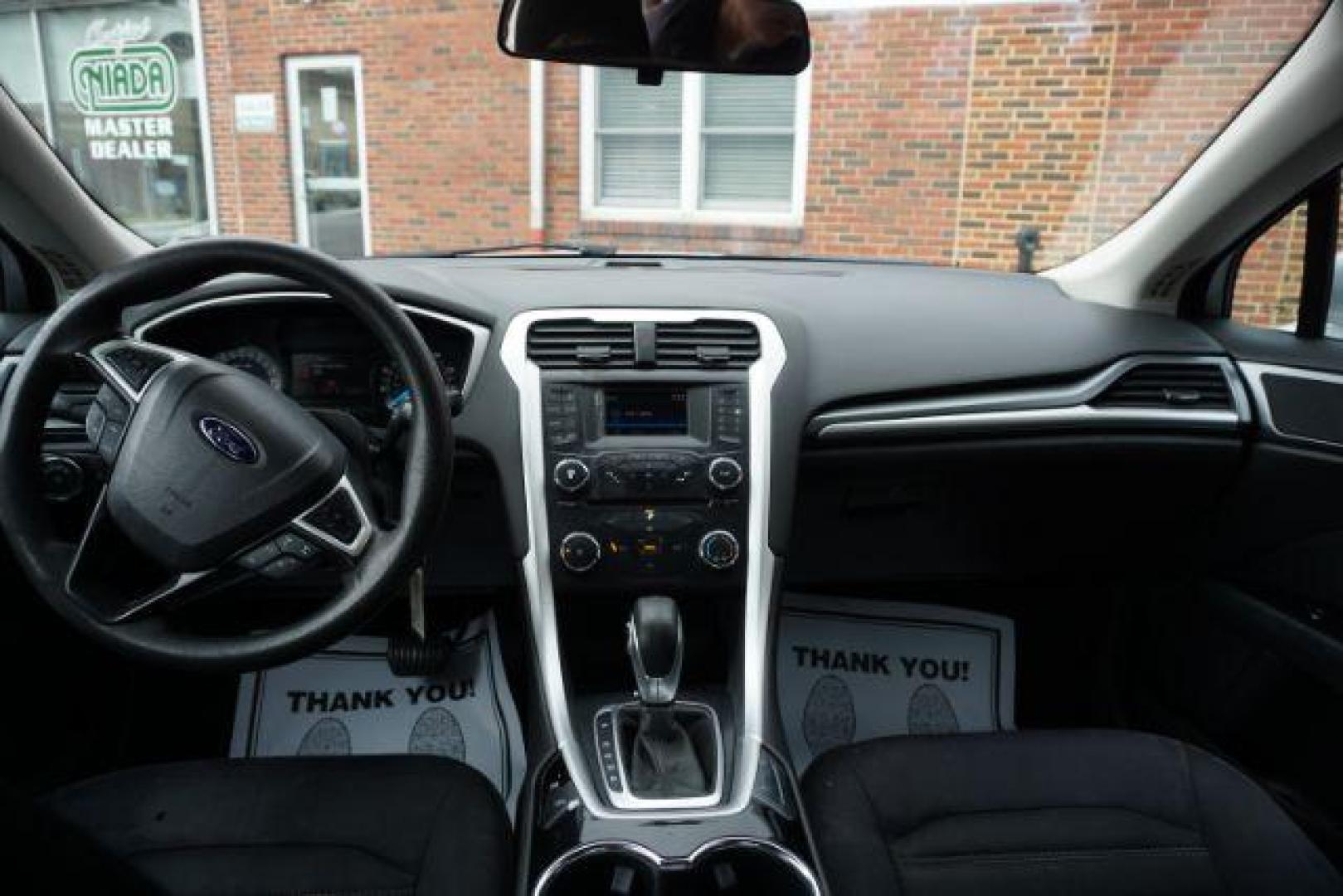 2014 Sterling Gray /Dune Ford Fusion SE (3FA6P0HD0ER) with an 1.5L L4 DOHC 16V engine, located at 312 Centre Ave, Schuylkill Haven, PA, 17972, (570) 593-5278, 40.638130, -76.177383 - Photo#28