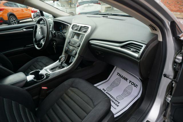 2014 Sterling Gray /Dune Ford Fusion SE (3FA6P0HD0ER) with an 1.5L L4 DOHC 16V engine, located at 312 Centre Ave, Schuylkill Haven, PA, 17972, (570) 593-5278, 40.638130, -76.177383 - Photo#39