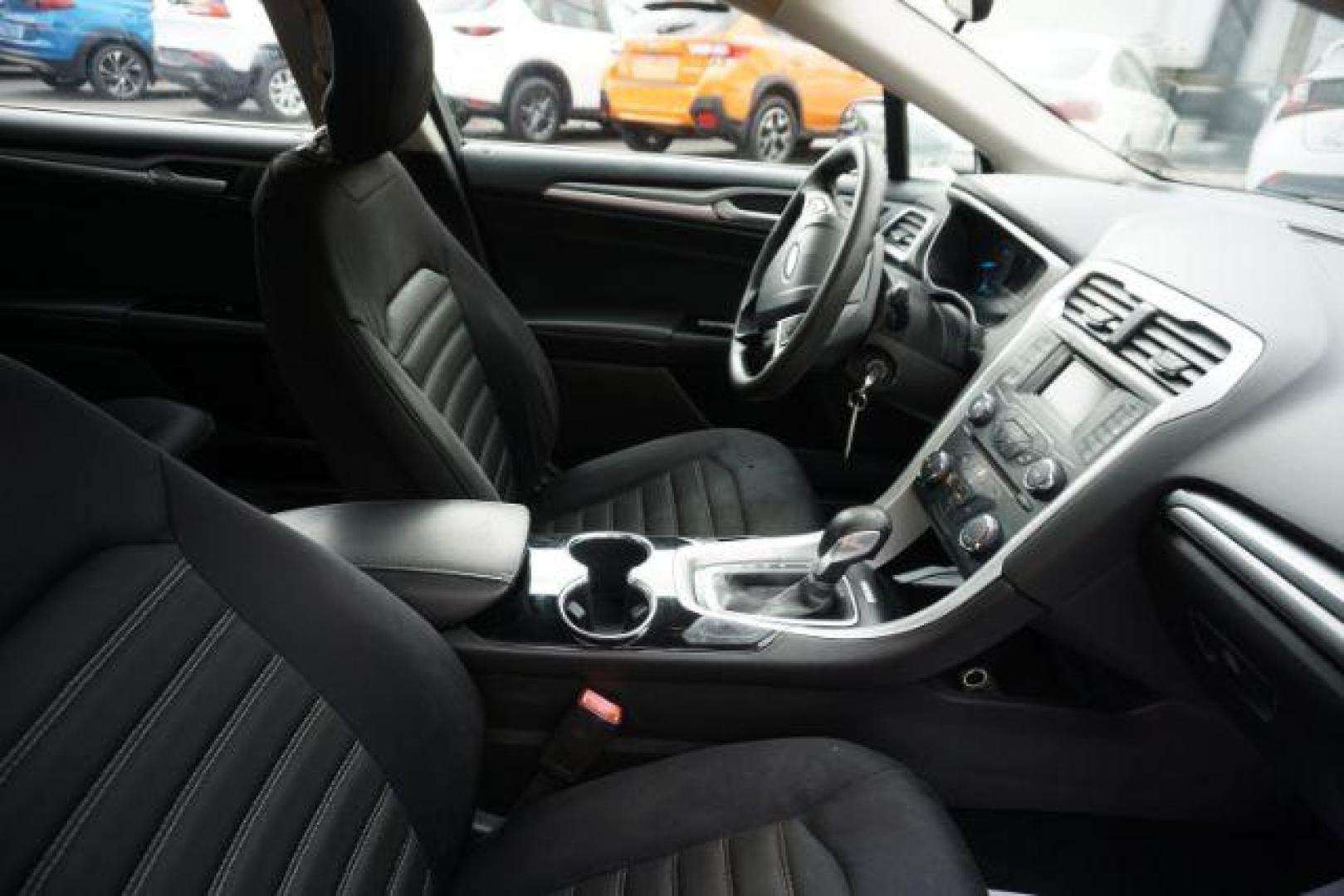 2014 Sterling Gray /Dune Ford Fusion SE (3FA6P0HD0ER) with an 1.5L L4 DOHC 16V engine, located at 312 Centre Ave, Schuylkill Haven, PA, 17972, (570) 593-5278, 40.638130, -76.177383 - Photo#40