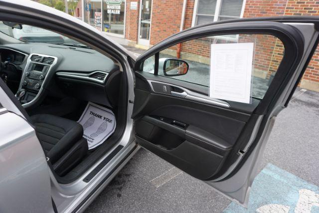 2014 Sterling Gray /Dune Ford Fusion SE (3FA6P0HD0ER) with an 1.5L L4 DOHC 16V engine, located at 312 Centre Ave, Schuylkill Haven, PA, 17972, (570) 593-5278, 40.638130, -76.177383 - Photo#43