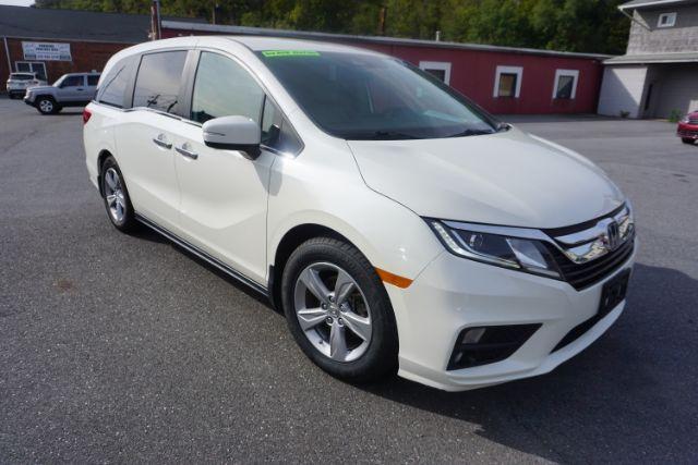 2019 White Diamond Pearl /Beige Honda Odyssey EX (5FNRL6H53KB) with an 3.5L V-6 gasoline direct injection engine, located at 312 Centre Ave, Schuylkill Haven, PA, 17972, (570) 593-5278, 40.638130, -76.177383 - Photo#12