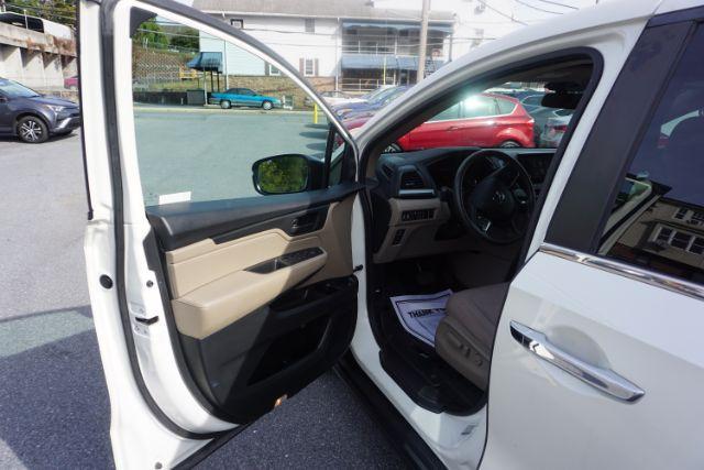 2019 White Diamond Pearl /Beige Honda Odyssey EX (5FNRL6H53KB) with an 3.5L V-6 gasoline direct injection engine, located at 312 Centre Ave, Schuylkill Haven, PA, 17972, (570) 593-5278, 40.638130, -76.177383 - Photo#39