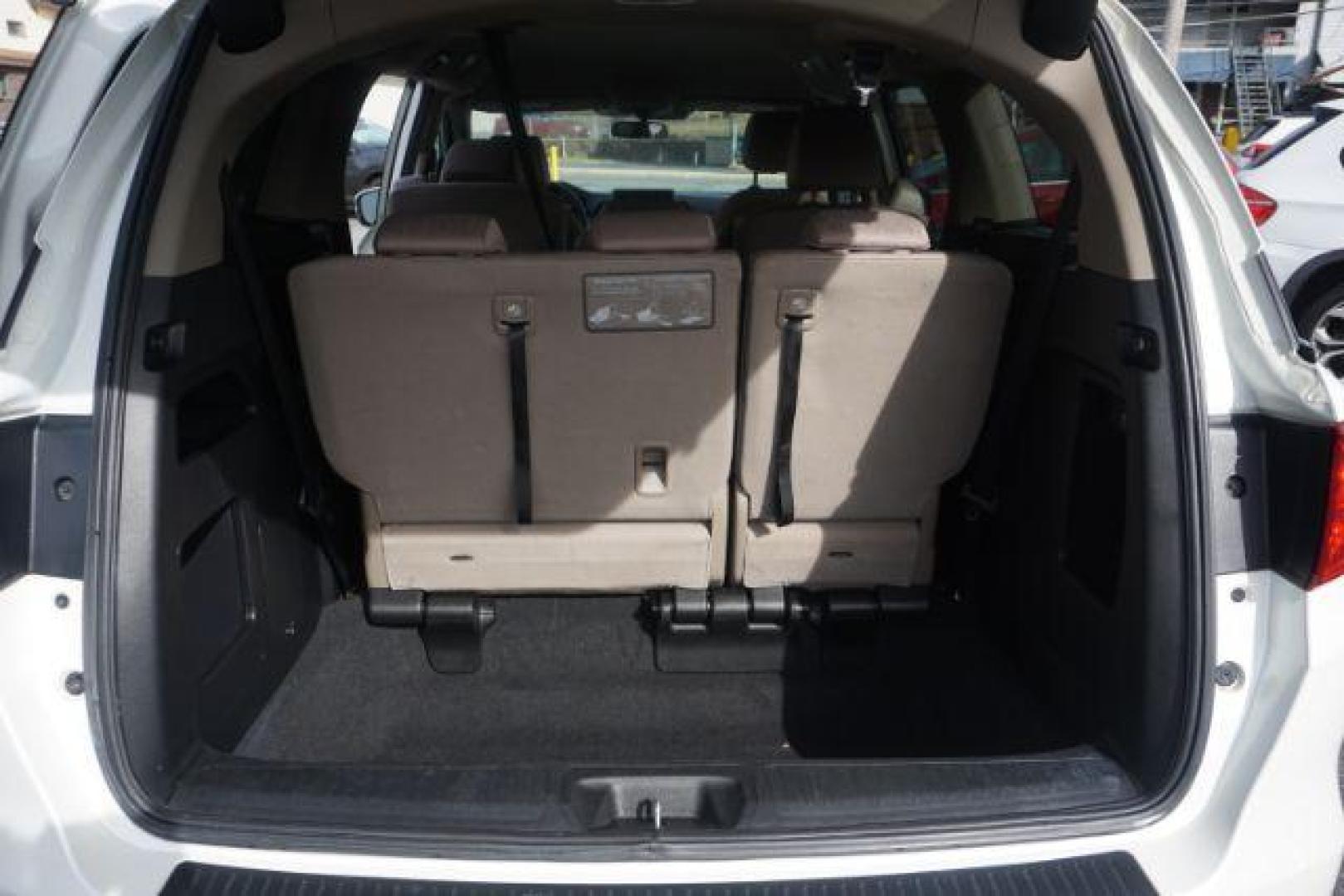 2019 White Diamond Pearl /Beige Honda Odyssey EX (5FNRL6H53KB) with an 3.5L V-6 gasoline direct injection engine, located at 312 Centre Ave, Schuylkill Haven, PA, 17972, (570) 593-5278, 40.638130, -76.177383 - Photo#53