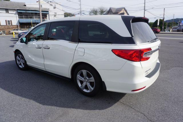 2019 White Diamond Pearl /Beige Honda Odyssey EX (5FNRL6H53KB) with an 3.5L V-6 gasoline direct injection engine, located at 312 Centre Ave, Schuylkill Haven, PA, 17972, (570) 593-5278, 40.638130, -76.177383 - Photo#65
