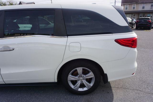 2019 White Diamond Pearl /Beige Honda Odyssey EX (5FNRL6H53KB) with an 3.5L V-6 gasoline direct injection engine, located at 312 Centre Ave, Schuylkill Haven, PA, 17972, (570) 593-5278, 40.638130, -76.177383 - Photo#76