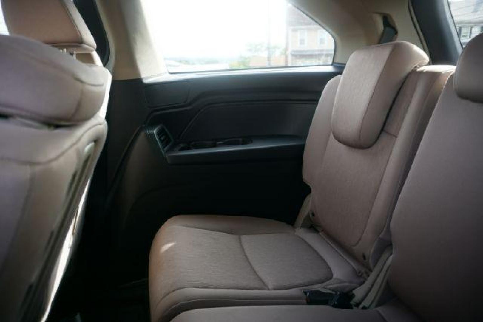2019 White Diamond Pearl /Beige Honda Odyssey EX (5FNRL6H53KB) with an 3.5L V-6 gasoline direct injection engine, located at 312 Centre Ave, Schuylkill Haven, PA, 17972, (570) 593-5278, 40.638130, -76.177383 - Photo#107