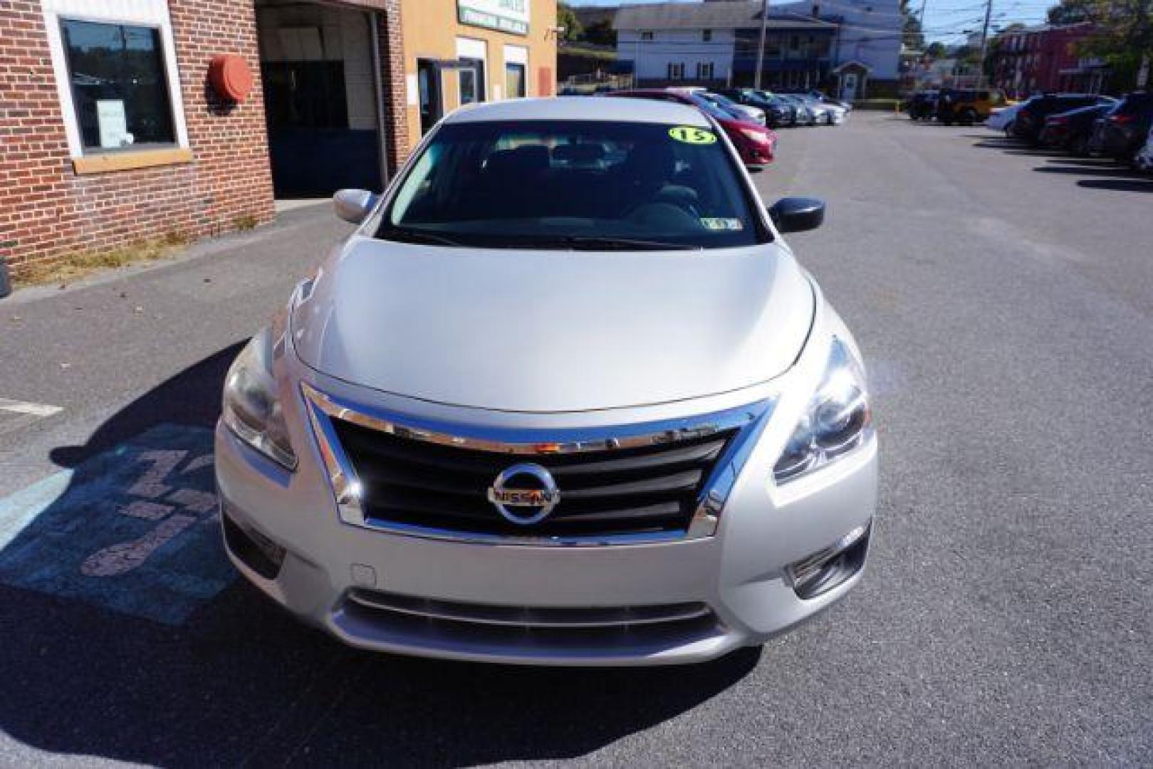 2015 Brilliant Silver /Charcoal Nissan Altima 2.5 S (1N4AL3AP6FN) with an 2.5L I-4 DOHC engine, located at 312 Centre Ave, Schuylkill Haven, PA, 17972, (570) 593-5278, 40.638130, -76.177383 - Photo#1