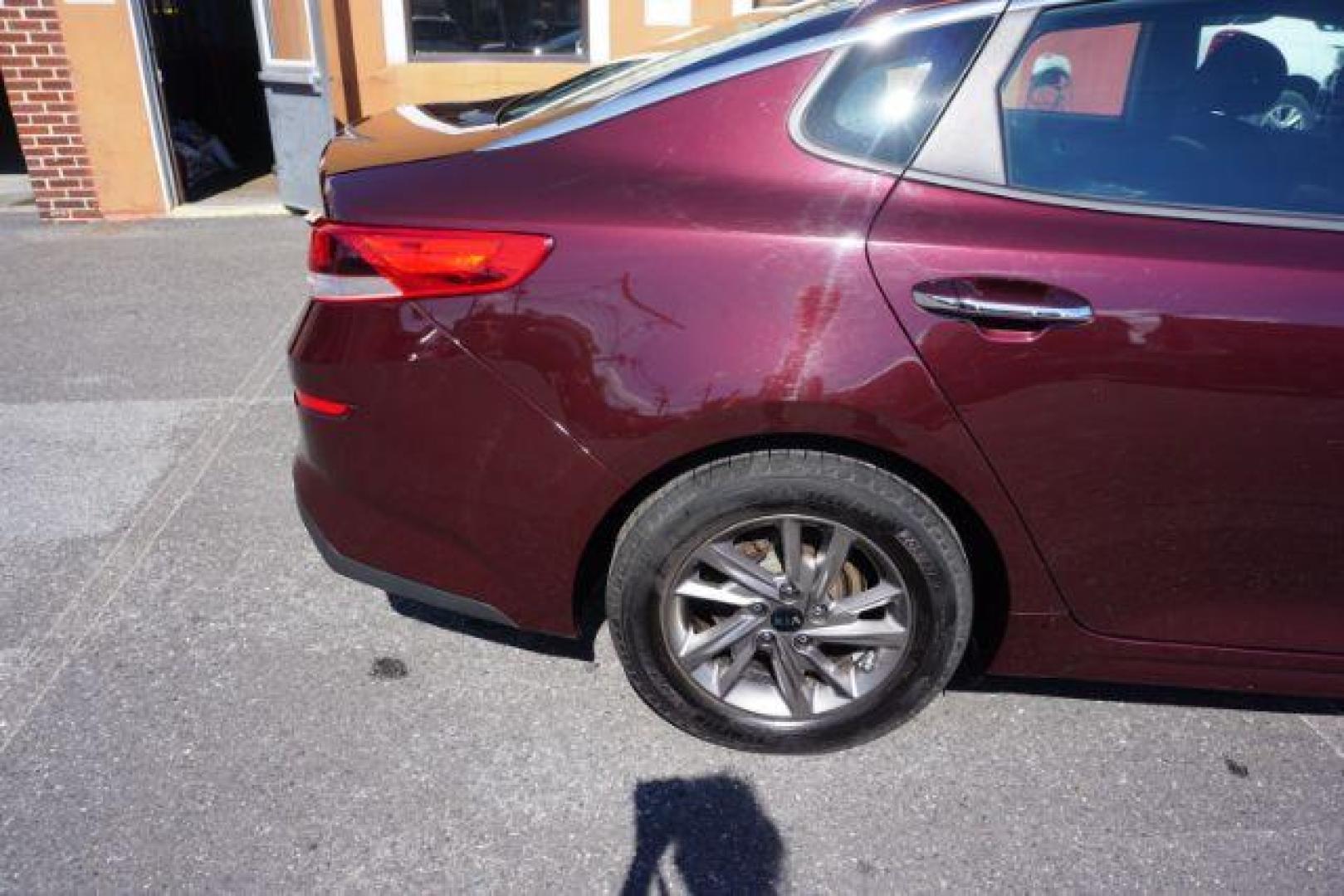 2019 Sangria /Black Kia Optima LX (5XXGT4L39KG) with an Theta II 2.4L I-4 gasoline direct injection engine, located at 312 Centre Ave, Schuylkill Haven, PA, 17972, (570) 593-5278, 40.638130, -76.177383 - Photo#13