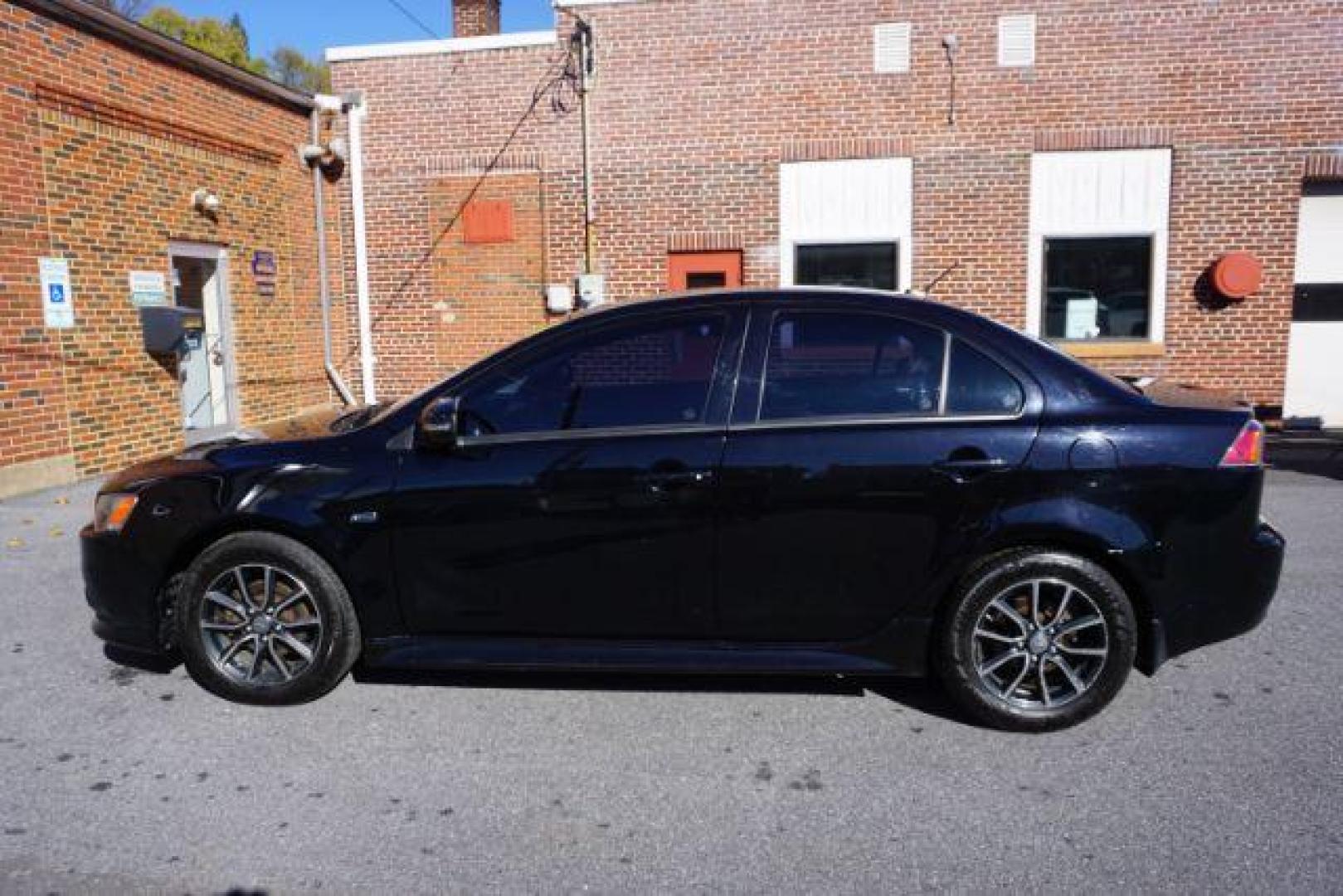 2015 Tarmac Black Pearl /Black Mitsubishi Lancer SE (JA32V2FW6FU) with an 2.4L I-4 DOHC engine, located at 312 Centre Ave, Schuylkill Haven, PA, 17972, (570) 593-5278, 40.638130, -76.177383 - Photo#0