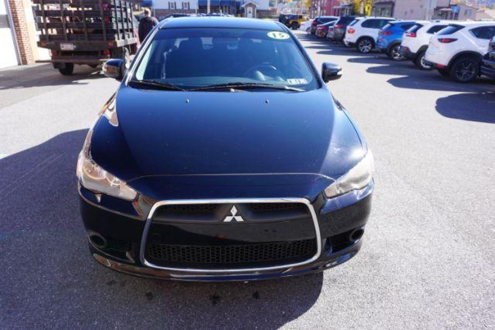 2015 Tarmac Black Pearl /Black Mitsubishi Lancer SE (JA32V2FW6FU) with an 2.4L I-4 DOHC engine, located at 312 Centre Ave, Schuylkill Haven, PA, 17972, (570) 593-5278, 40.638130, -76.177383 - Photo#1