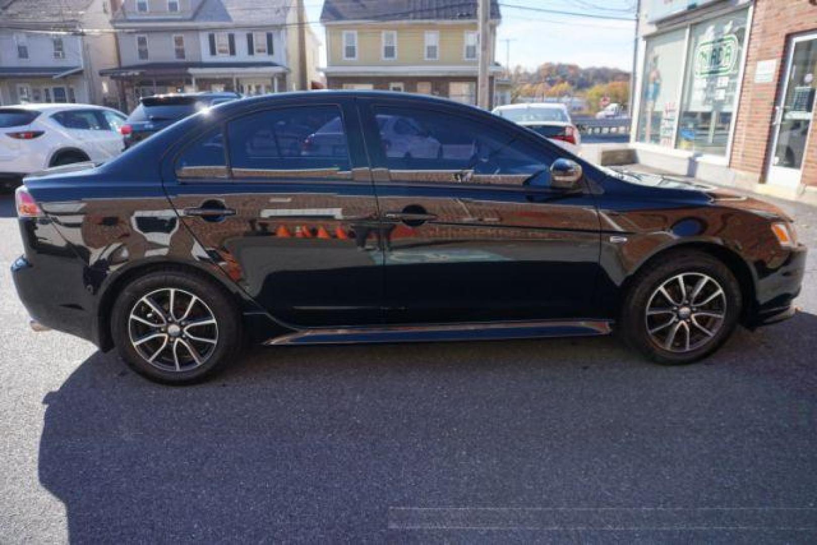 2015 Tarmac Black Pearl /Black Mitsubishi Lancer SE (JA32V2FW6FU) with an 2.4L I-4 DOHC engine, located at 312 Centre Ave, Schuylkill Haven, PA, 17972, (570) 593-5278, 40.638130, -76.177383 - Photo#12