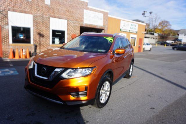 2019 Monarch Orange Metallic /Charcoal Nissan Rogue SV (JN8AT2MV3KW) with an 2.5L I-4 DOHC engine, located at 312 Centre Ave, Schuylkill Haven, PA, 17972, (570) 593-5278, 40.638130, -76.177383 - Photo#1