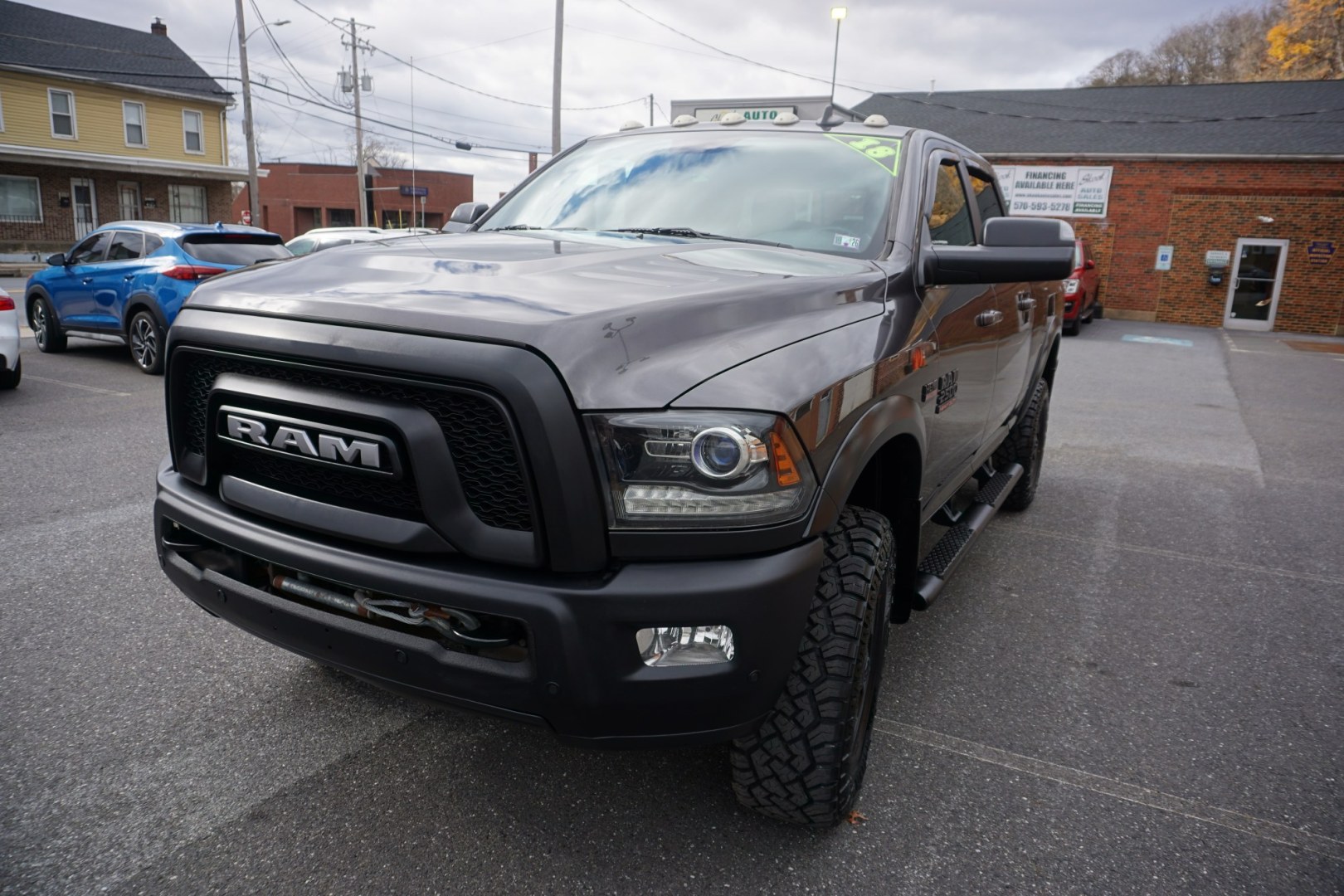 2018 Granite Crystal Metallic Clearcoat /Diesel Gray/Black RAM 2500 POWER WAGON (3C6TR5EJ2JG) with an HEMI 6.4L V-8 VVT variable valve control engine, located at 312 Centre Ave, Schuylkill Haven, PA, 17972, (570) 593-5278, 40.638130, -76.177383 - Photo#3